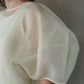 Re order//Sheer Sculpture Tops