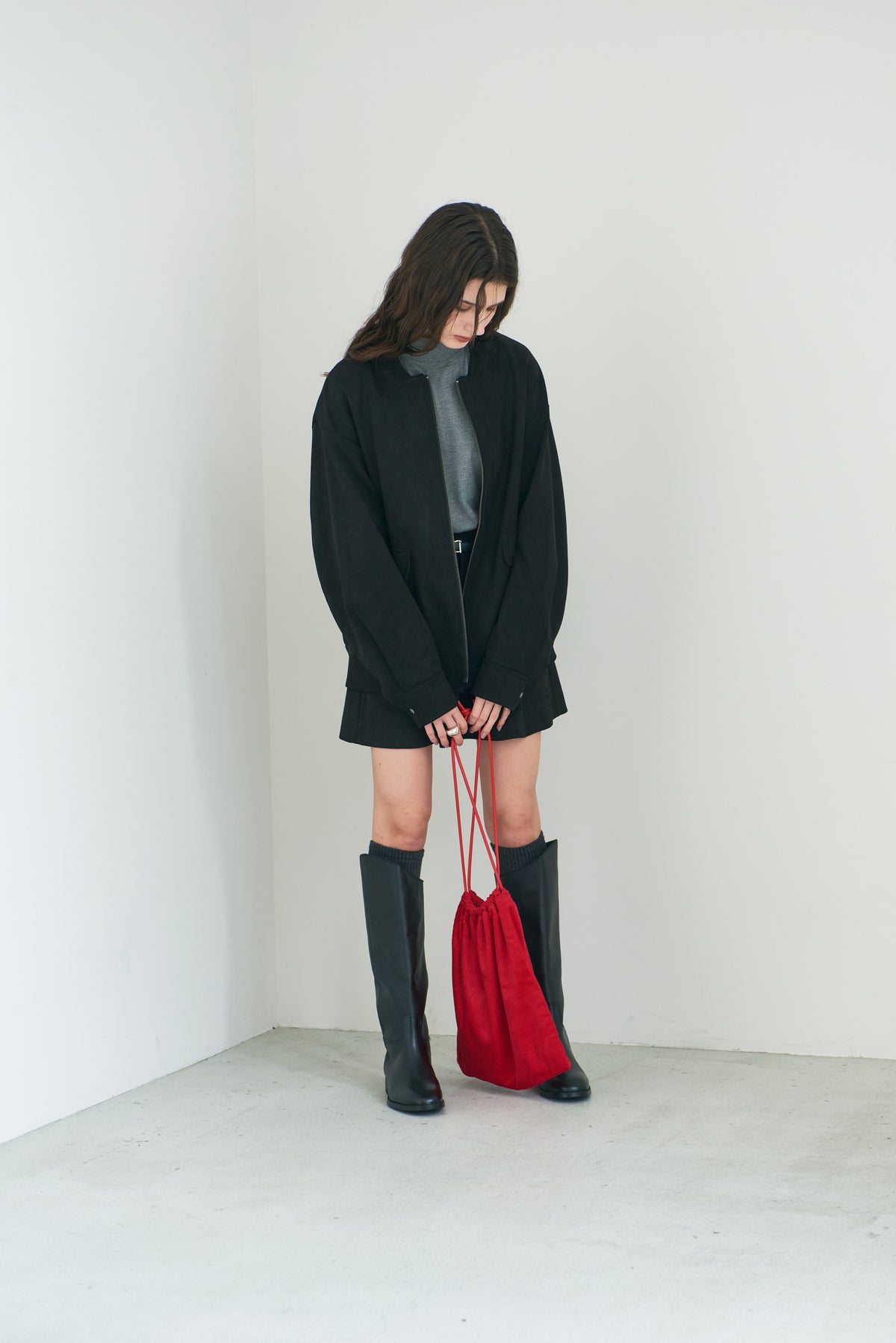 【PRE ORDER】Suede Zip Jacket