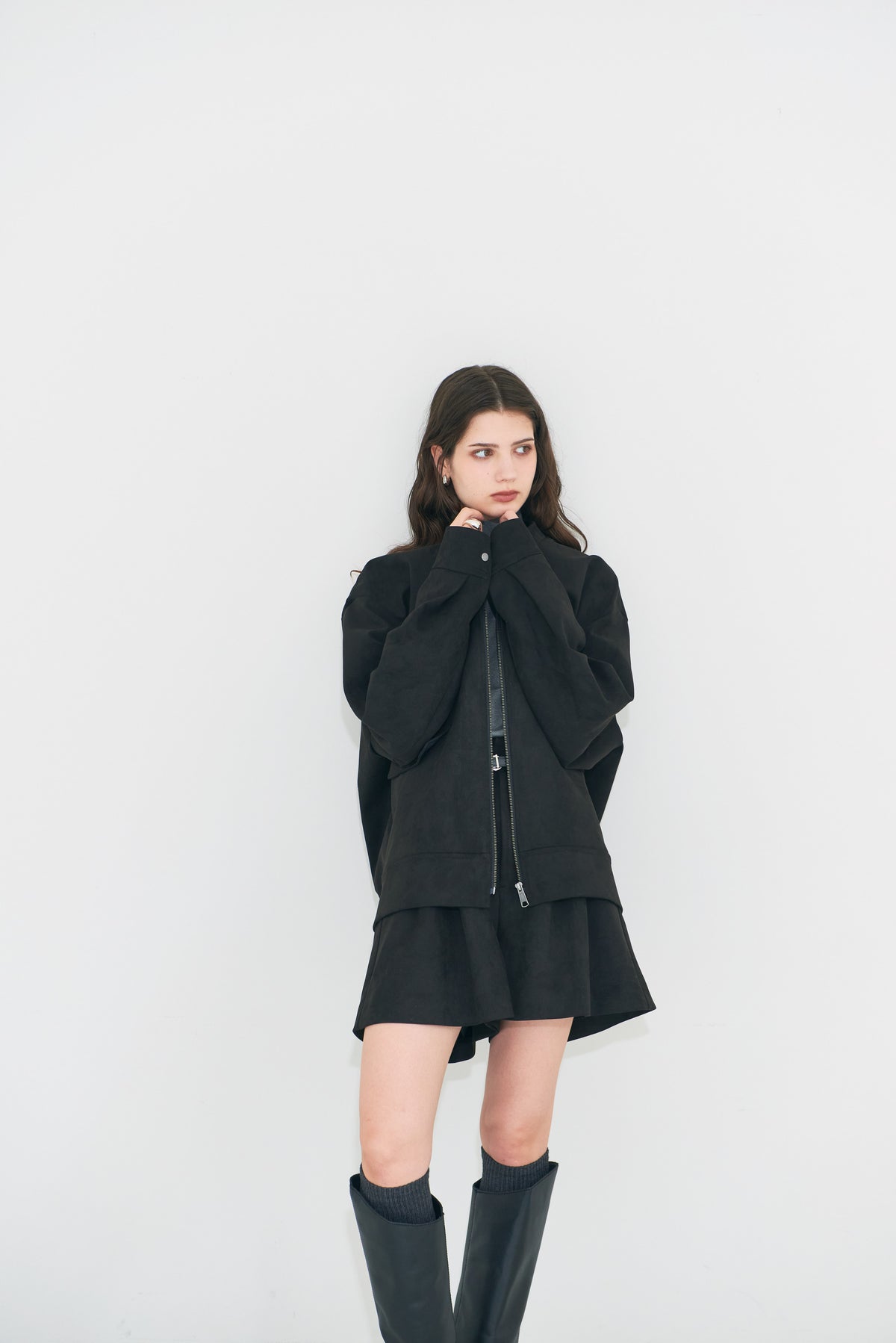 【PRE ORDER】Suede Zip Jacket