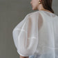 Re order//Sheer Sculpture Tops