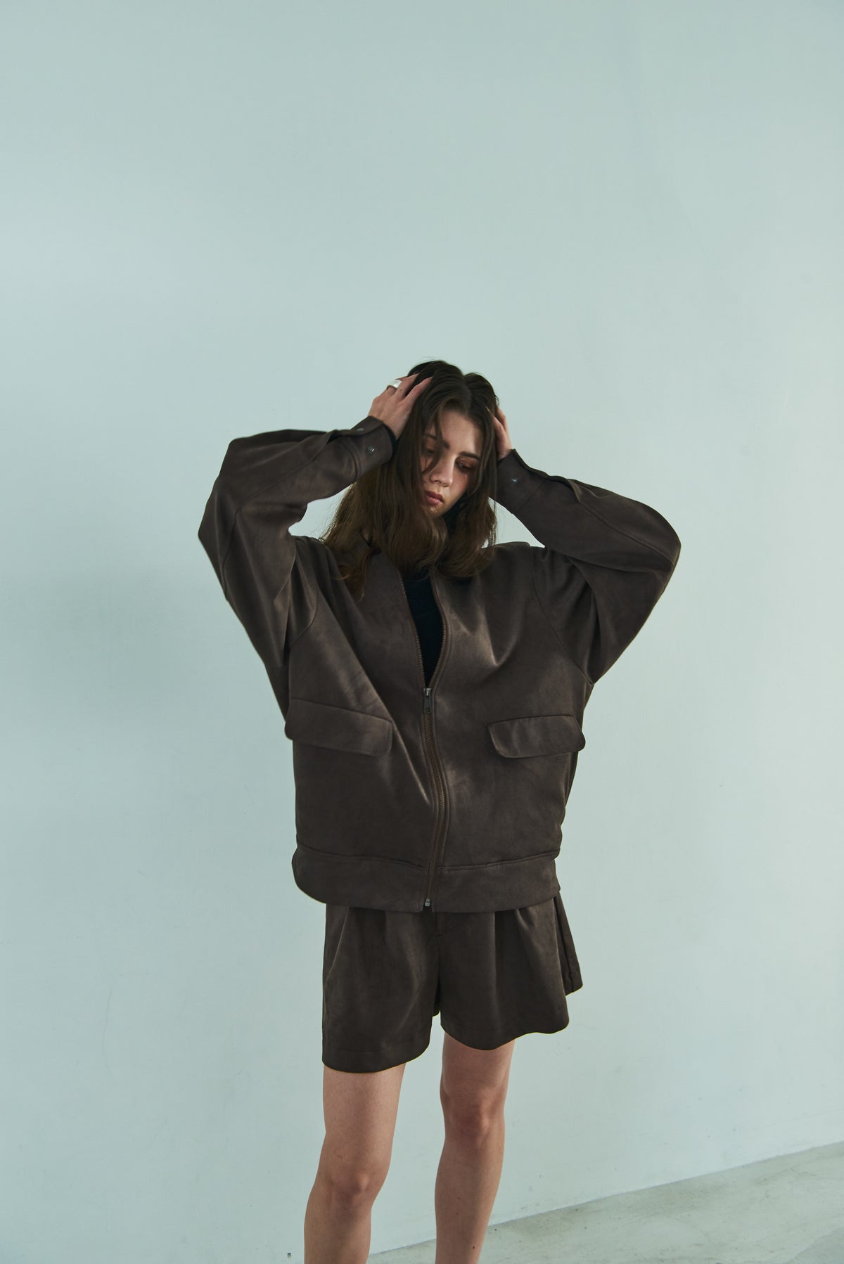 【PRE ORDER】Suede Zip Jacket