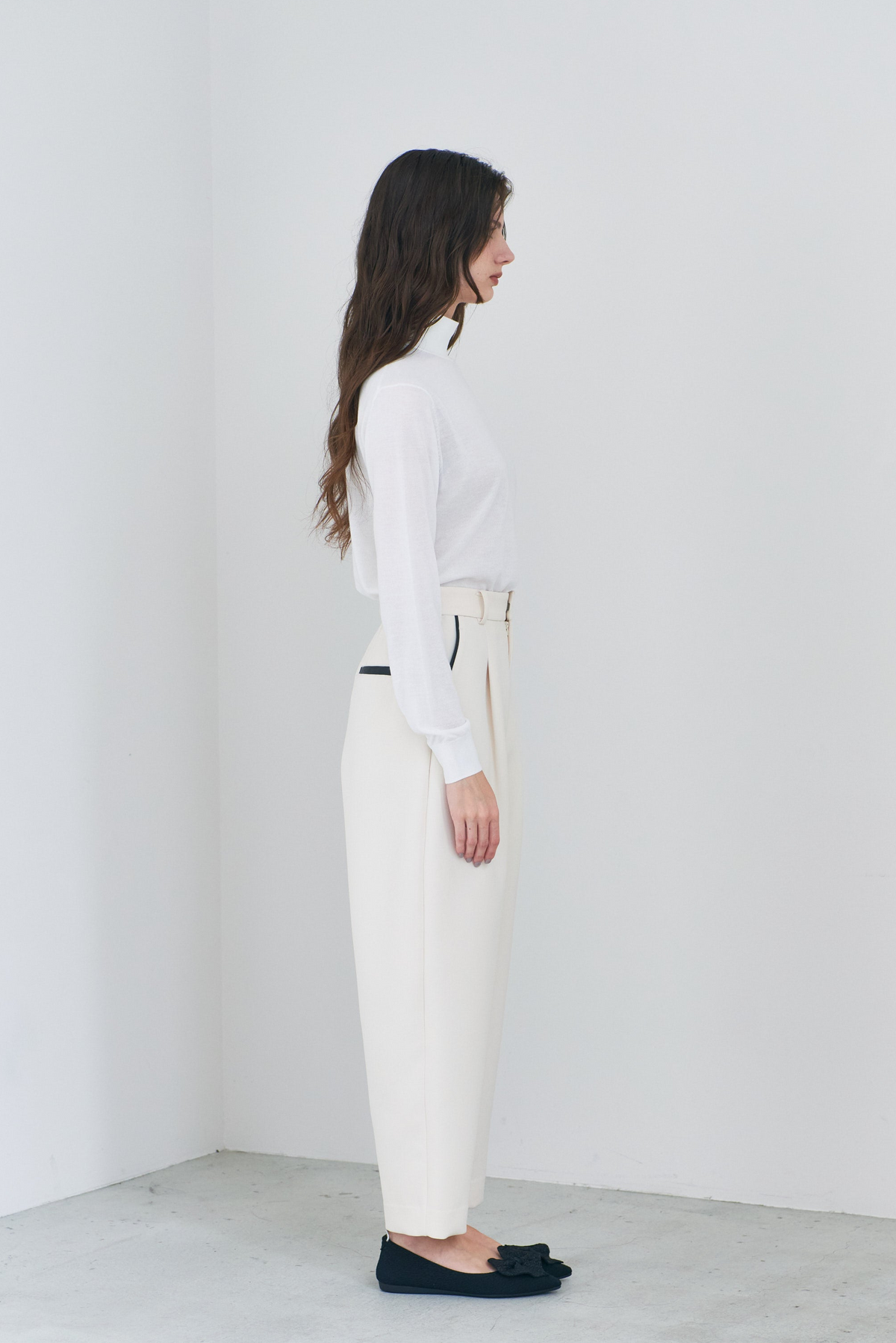 Sheer High Neck Knit