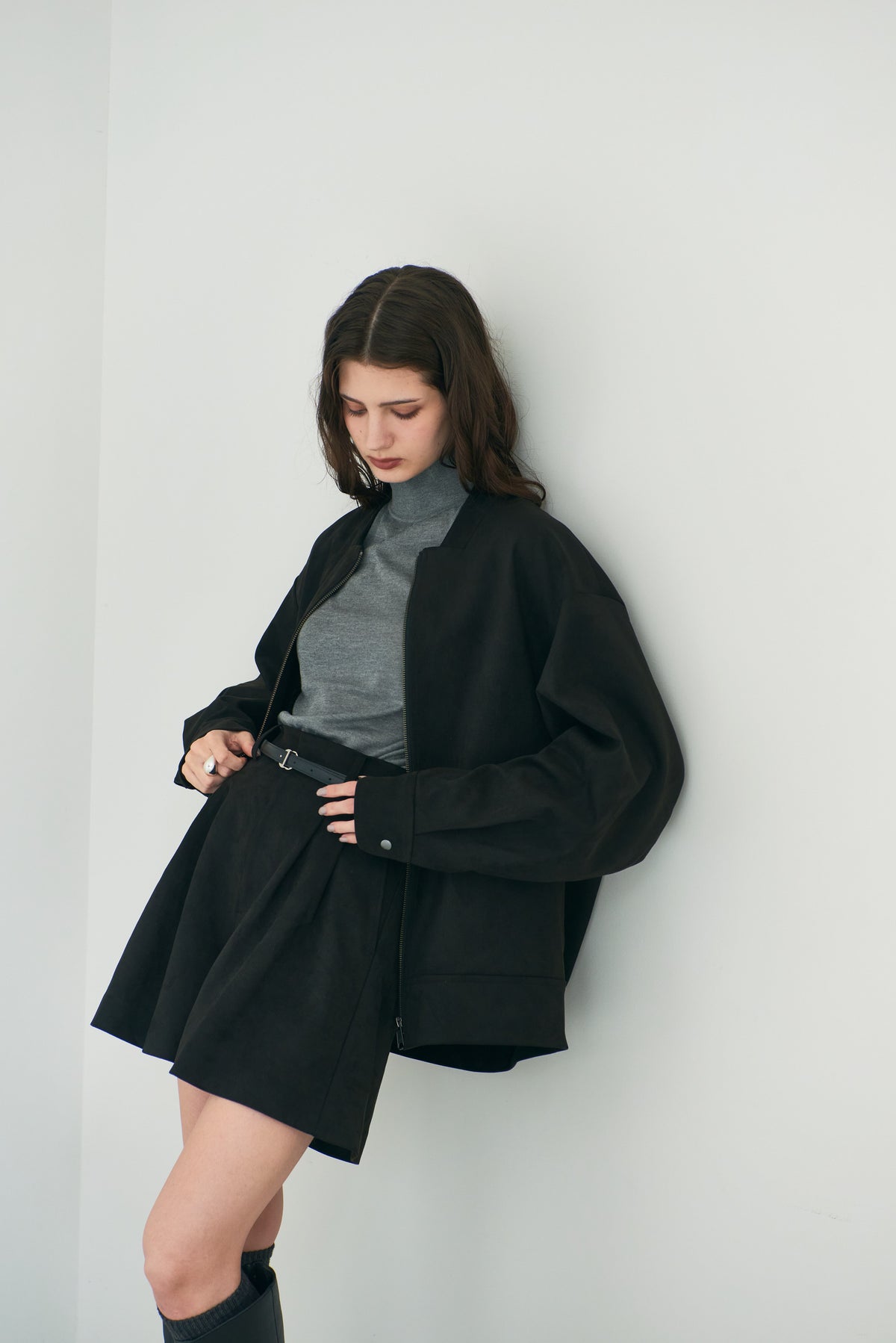 Sheer High Neck Knit