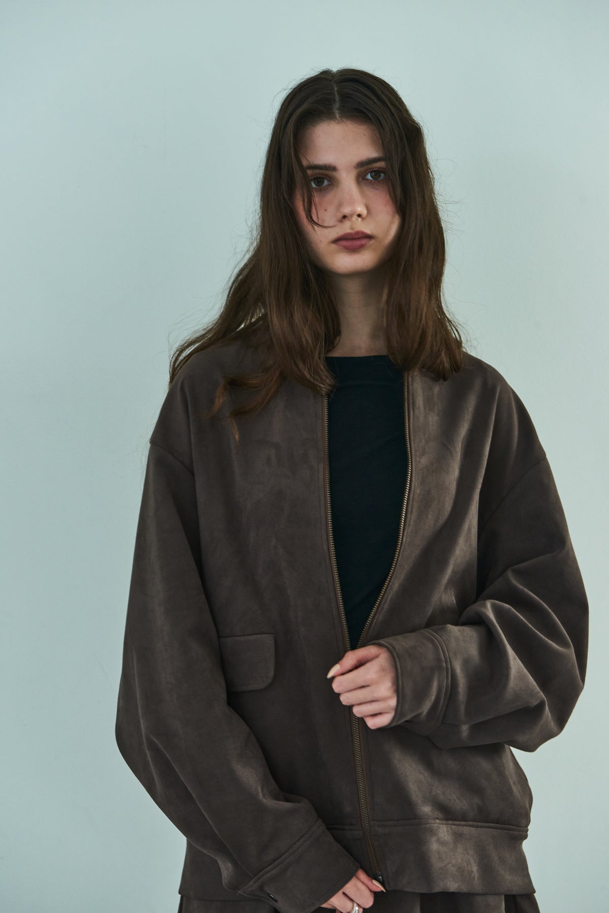 【PRE ORDER】Suede Zip Jacket