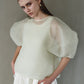 Re order//Sheer Sculpture Tops