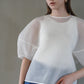 Re order//Sheer Sculpture Tops