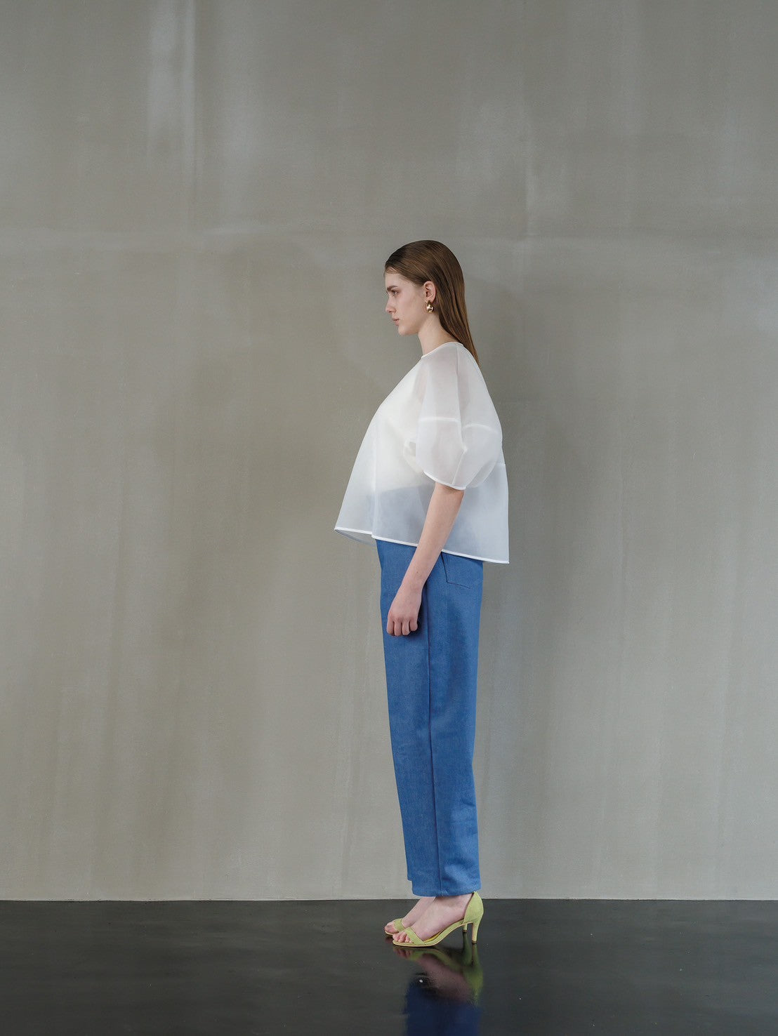 Re order//Sheer Sculpture Tops