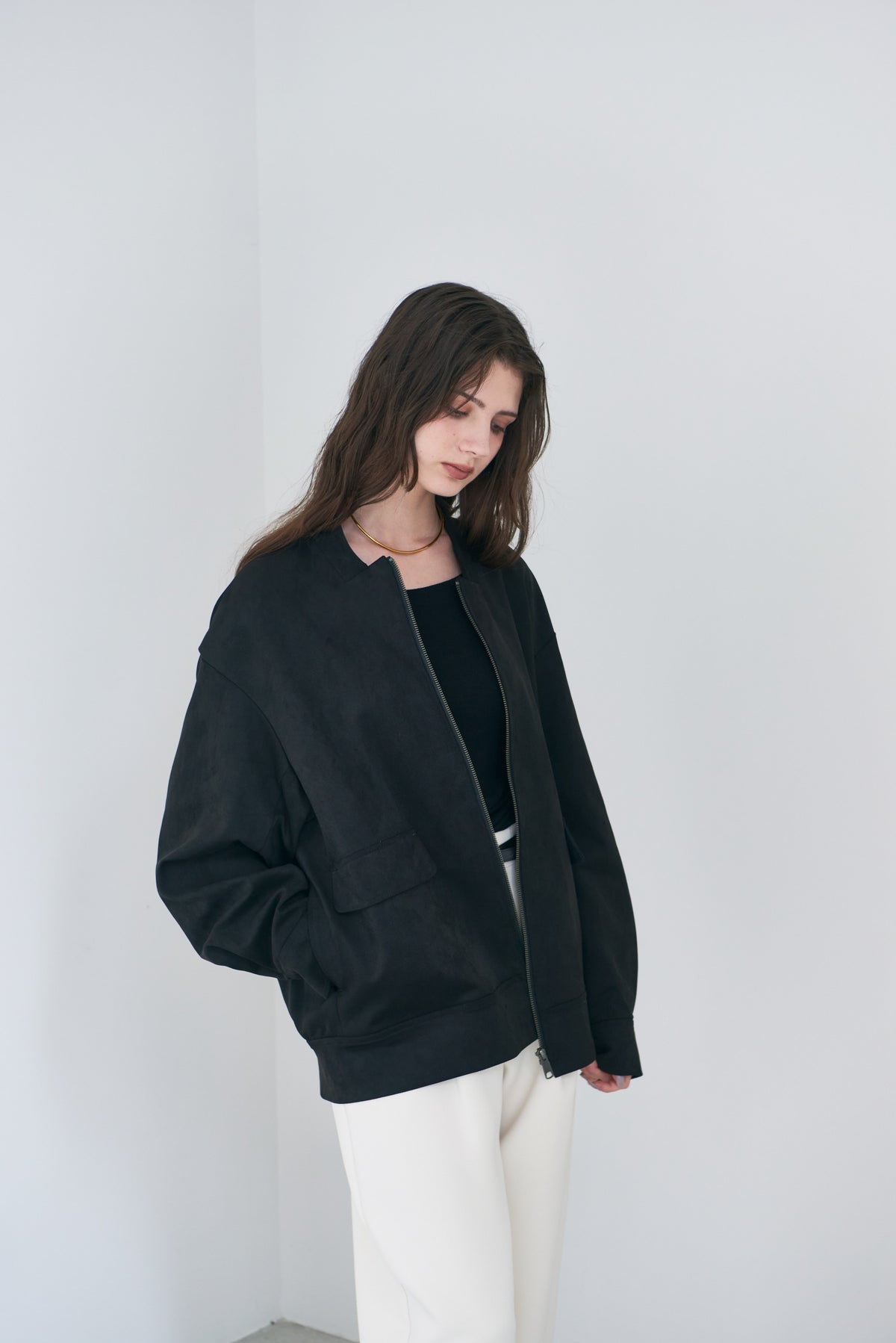【PRE ORDER】Suede Zip Jacket