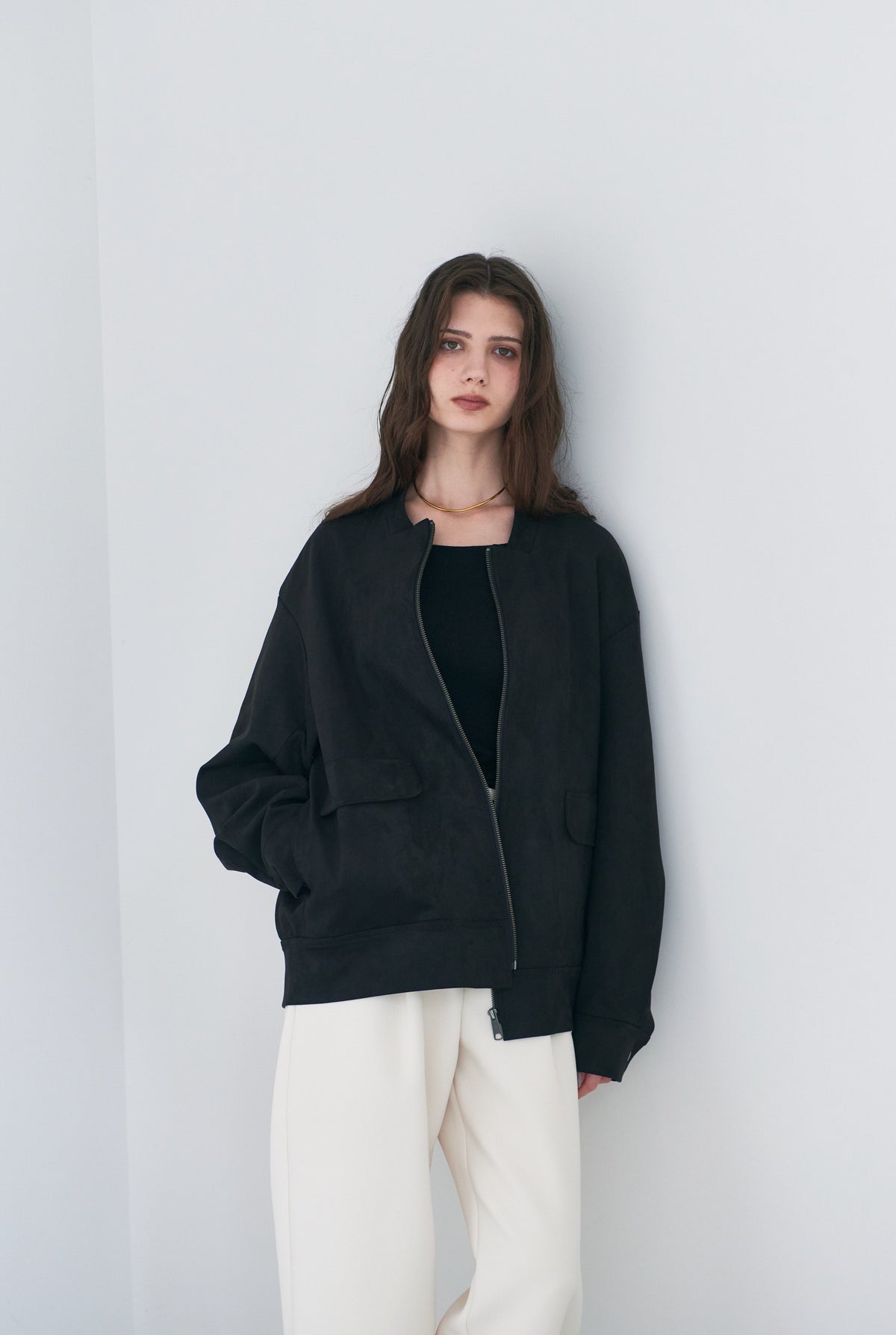 【PRE ORDER】Suede Zip Jacket