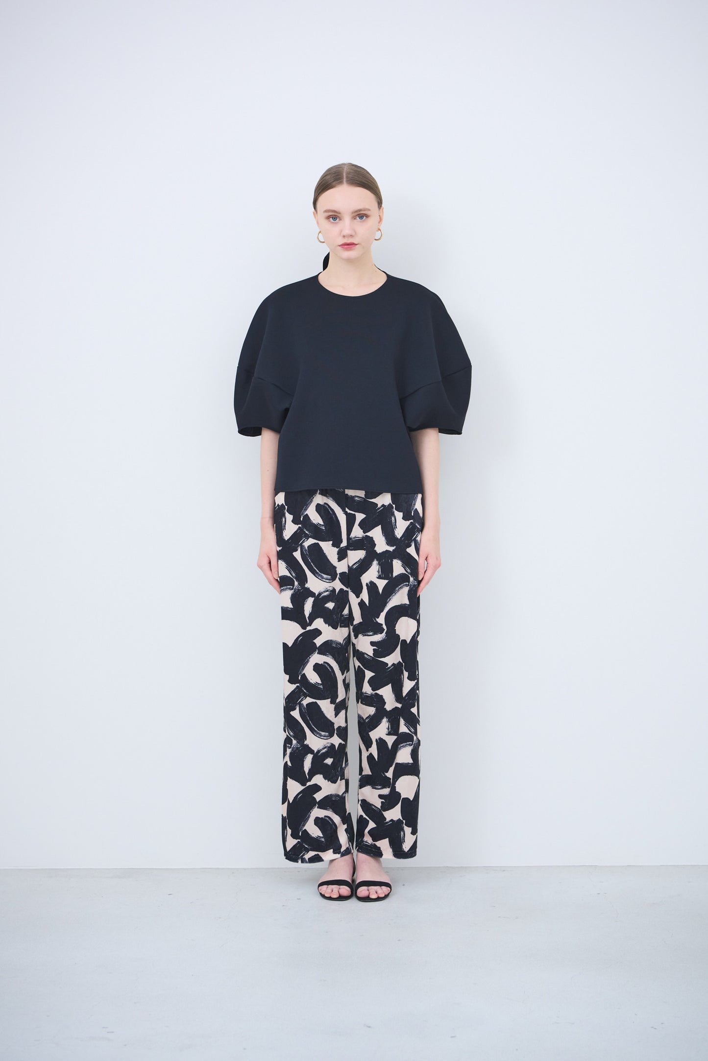 Pre Order // Velour ink wave pants