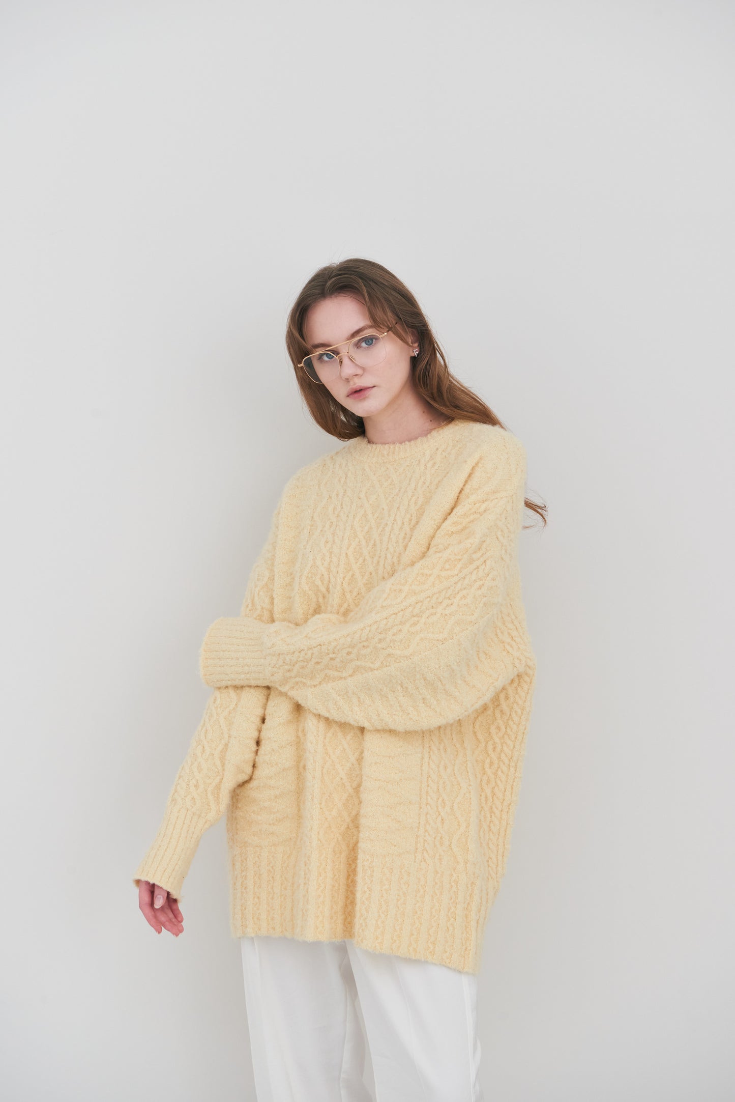 Fluffy Cable Knit