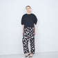Pre Order // Velour ink wave pants