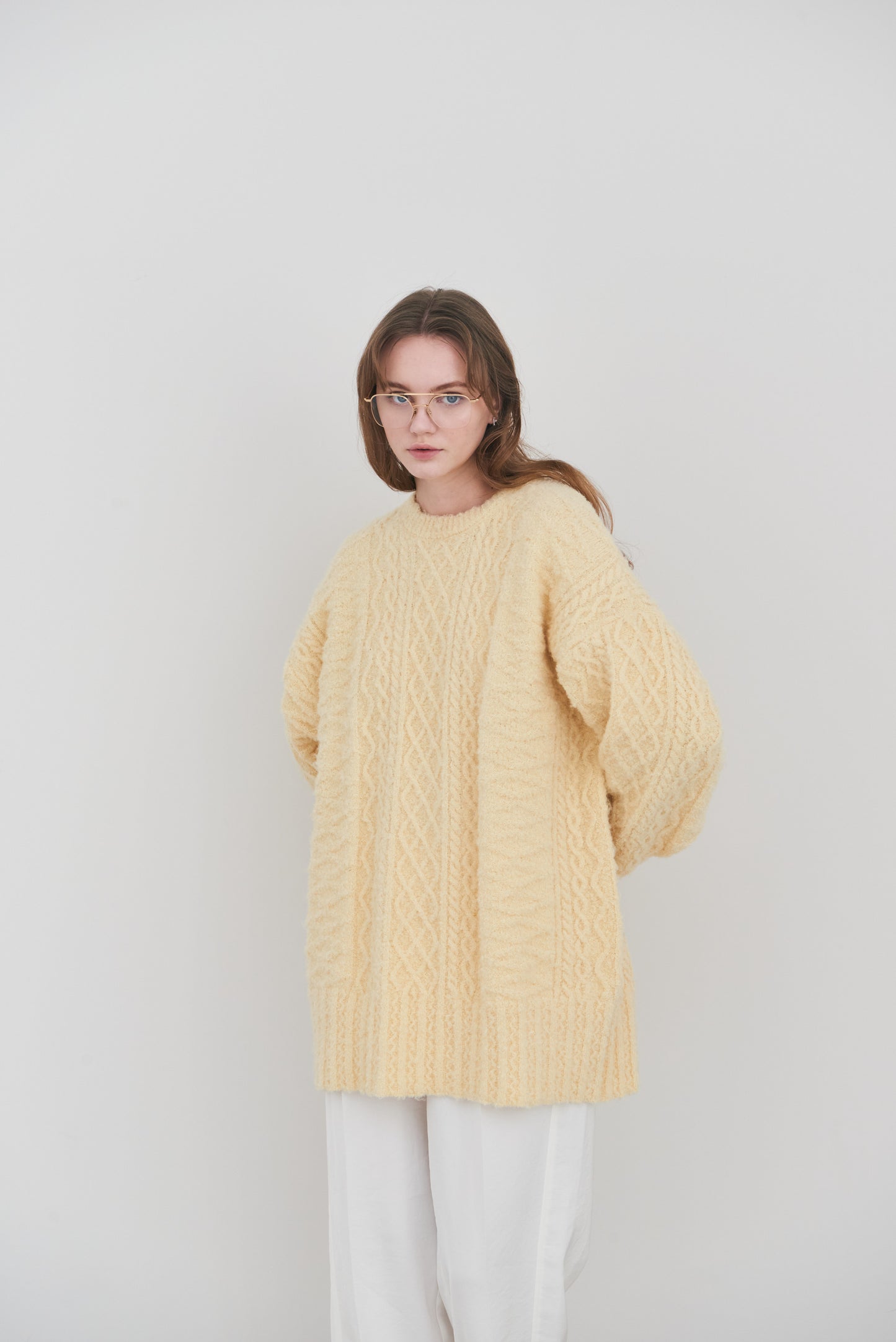 Fluffy Cable Knit