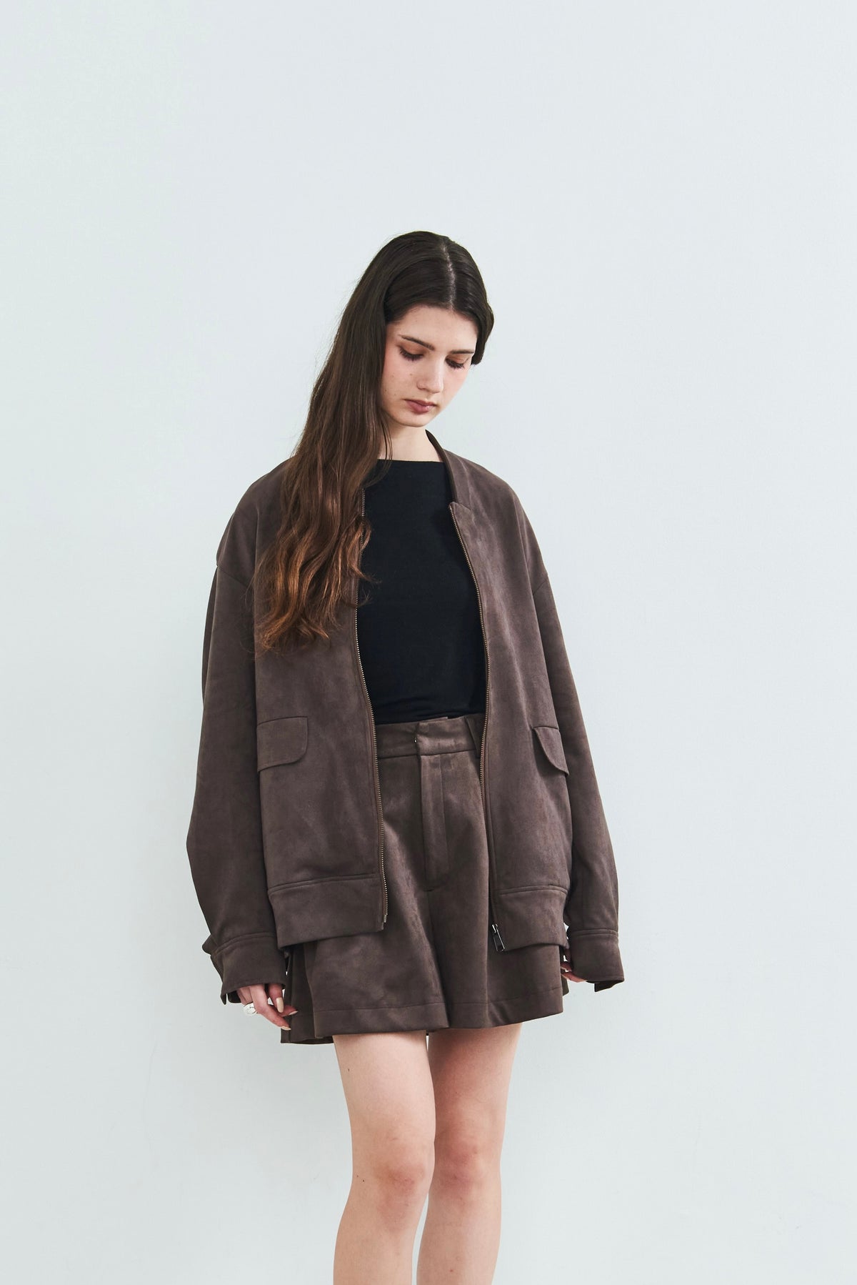 【PRE ORDER】Suede Zip Jacket
