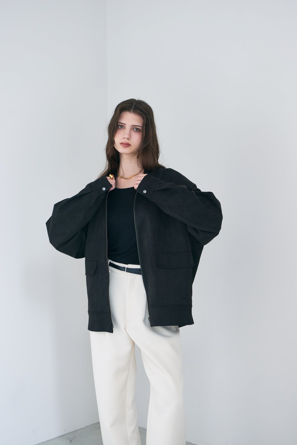 【PRE ORDER】Suede Zip Jacket