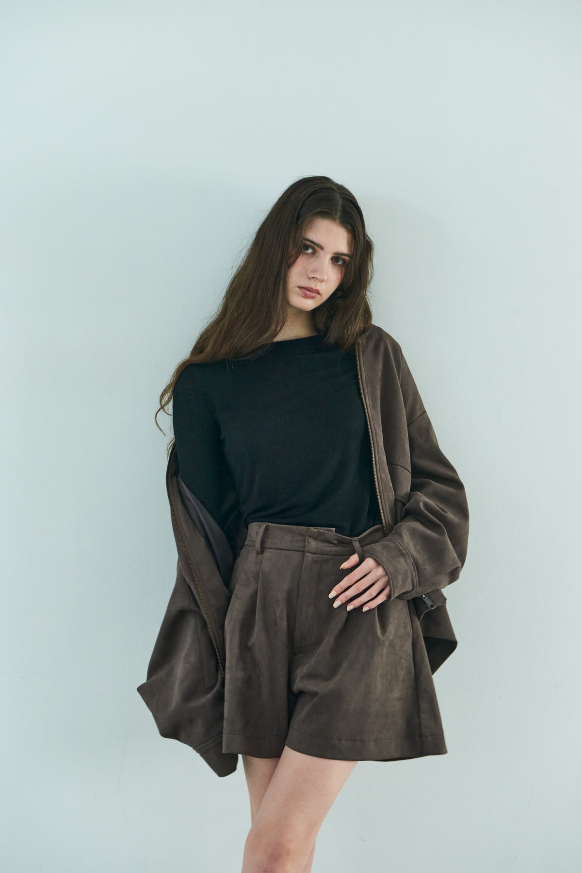【PRE ORDER】Suede Zip Jacket