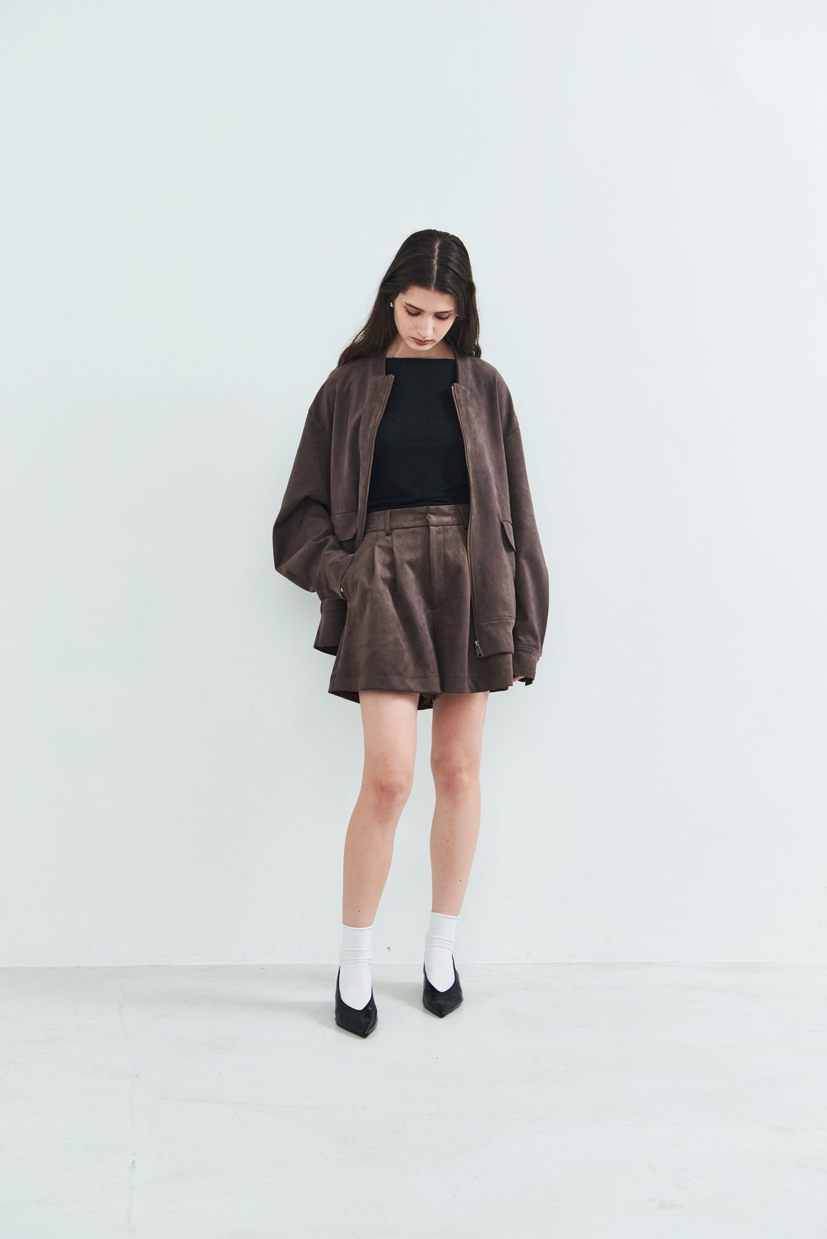 【PRE ORDER】Suede Zip Jacket
