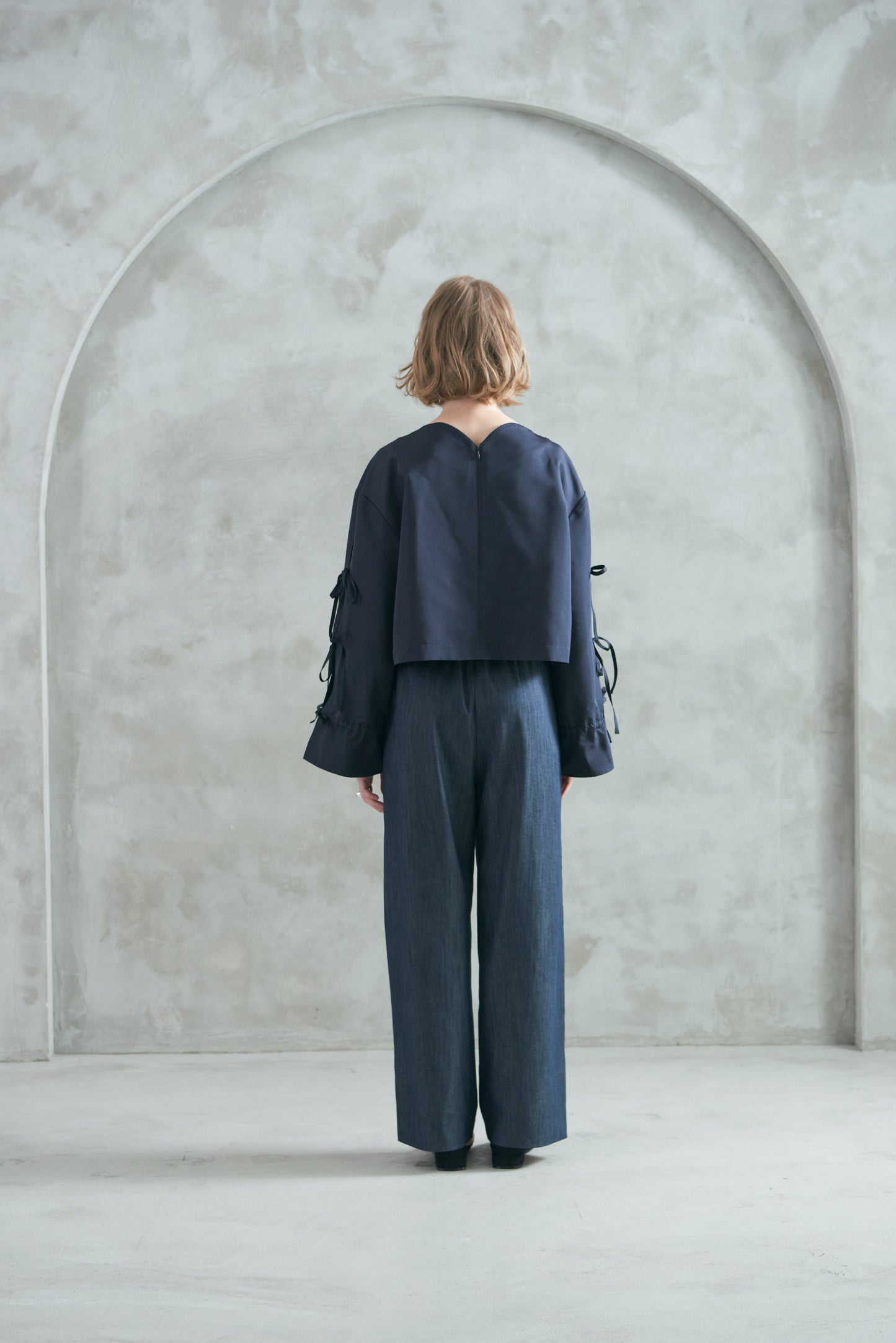 Pre Order/Tie Sleeve Blouse