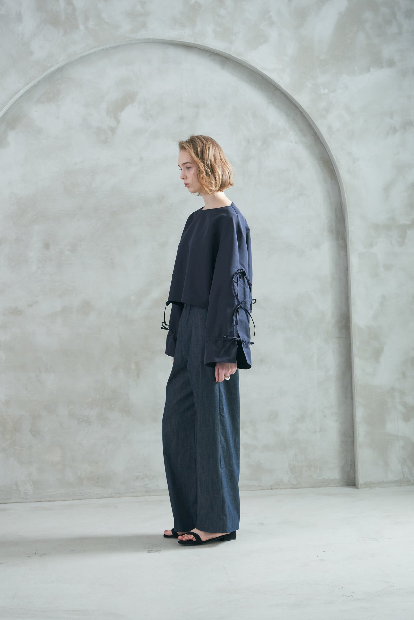 Pre Order/Tie Sleeve Blouse