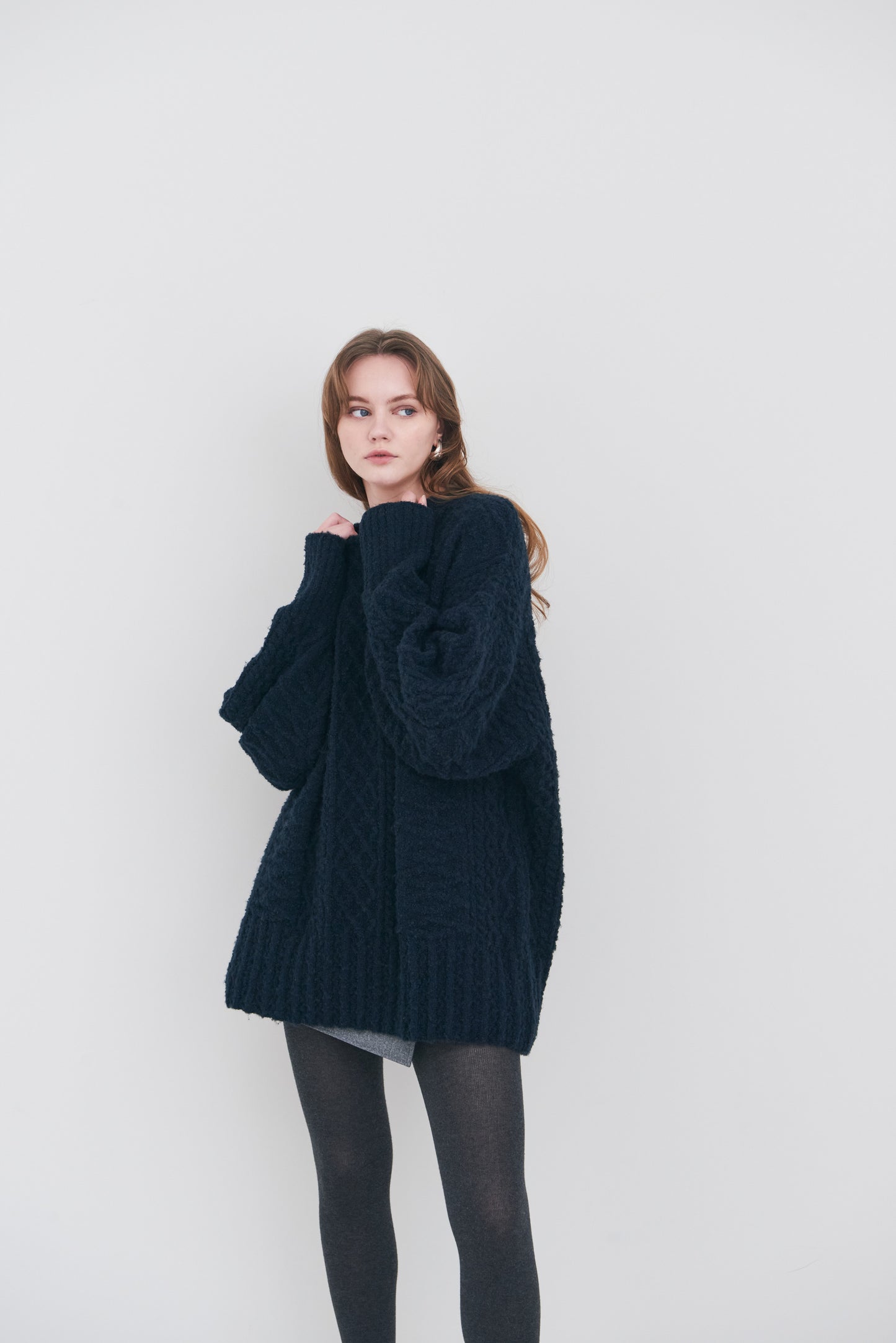 Fluffy Cable Knit