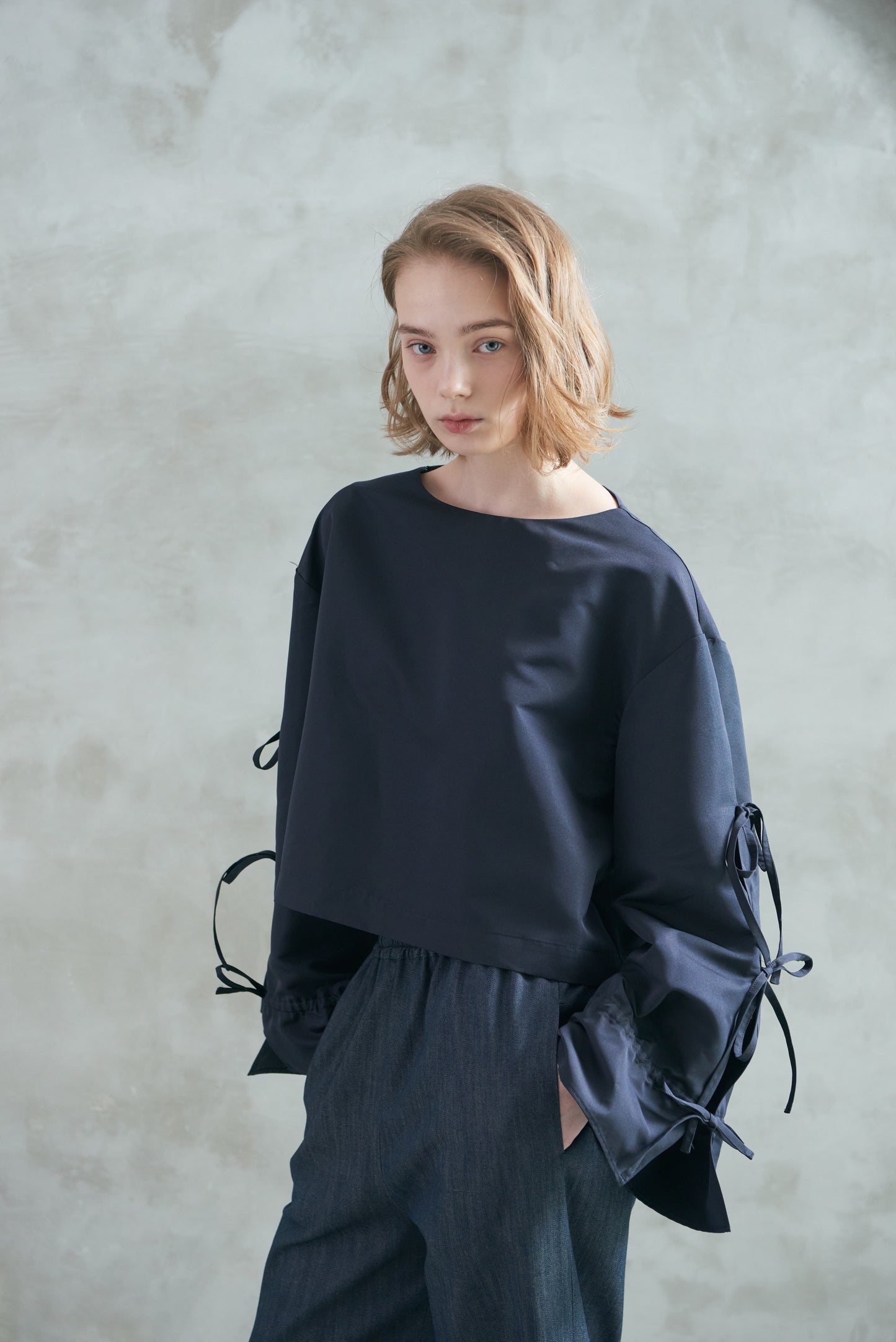 Pre Order/Tie Sleeve Blouse