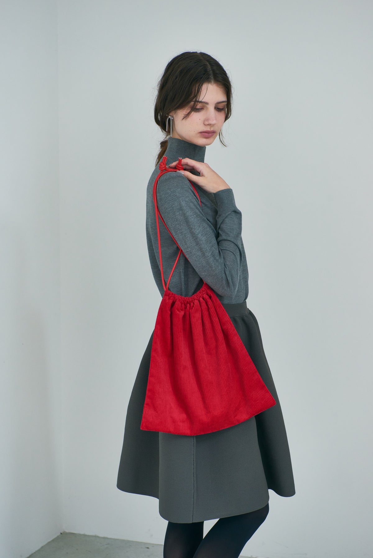Sheer High Neck Knit