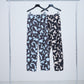 Pre Order // Velour ink wave pants
