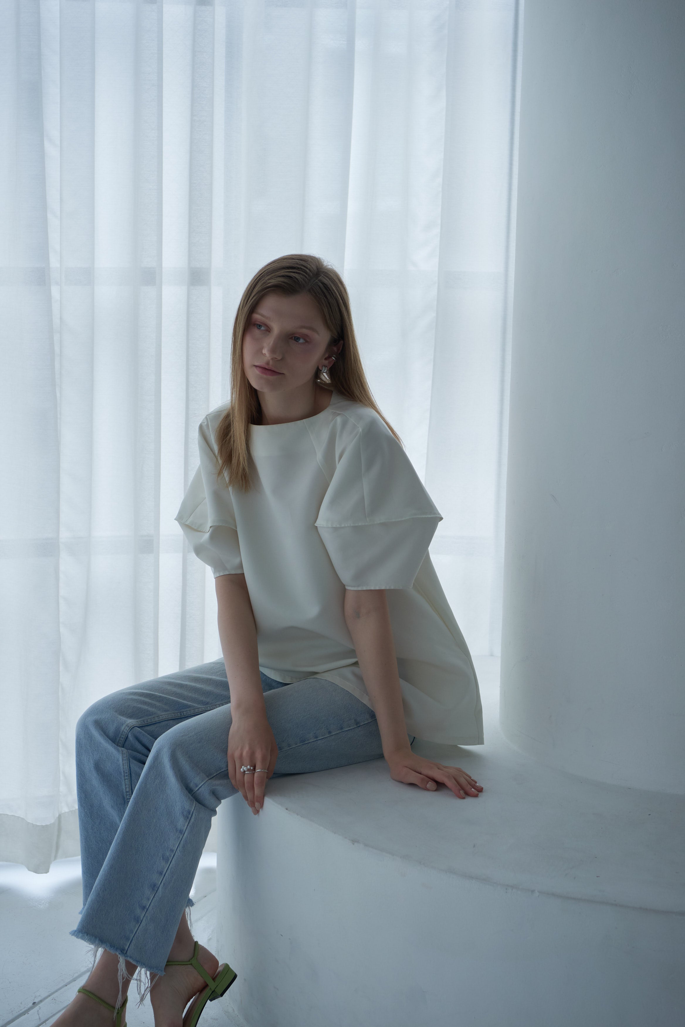 リテン liten Grosgrain candy Blouse ピンク Grosgrain candy Blouse – LIten.online