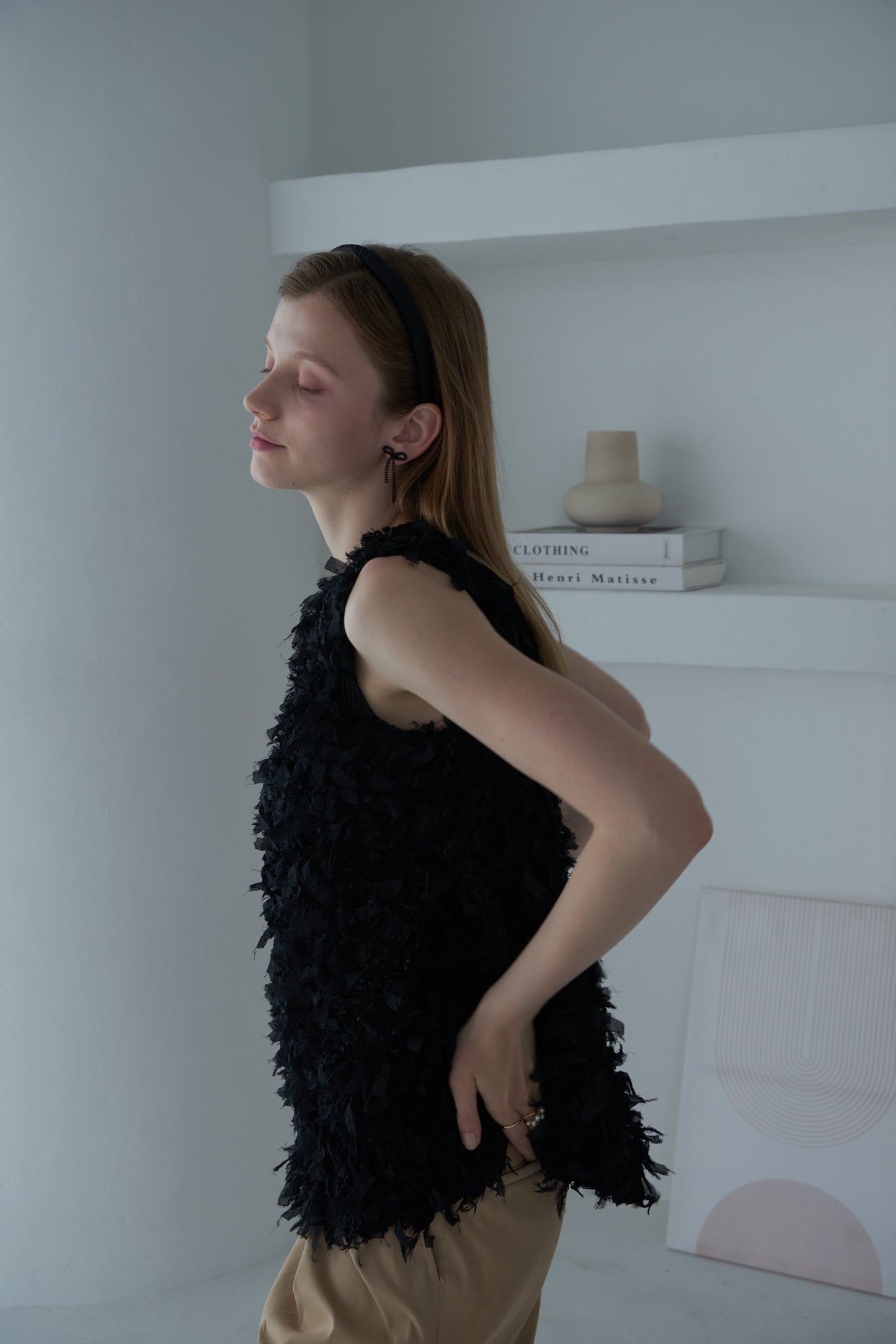 Fluffy Feather Top