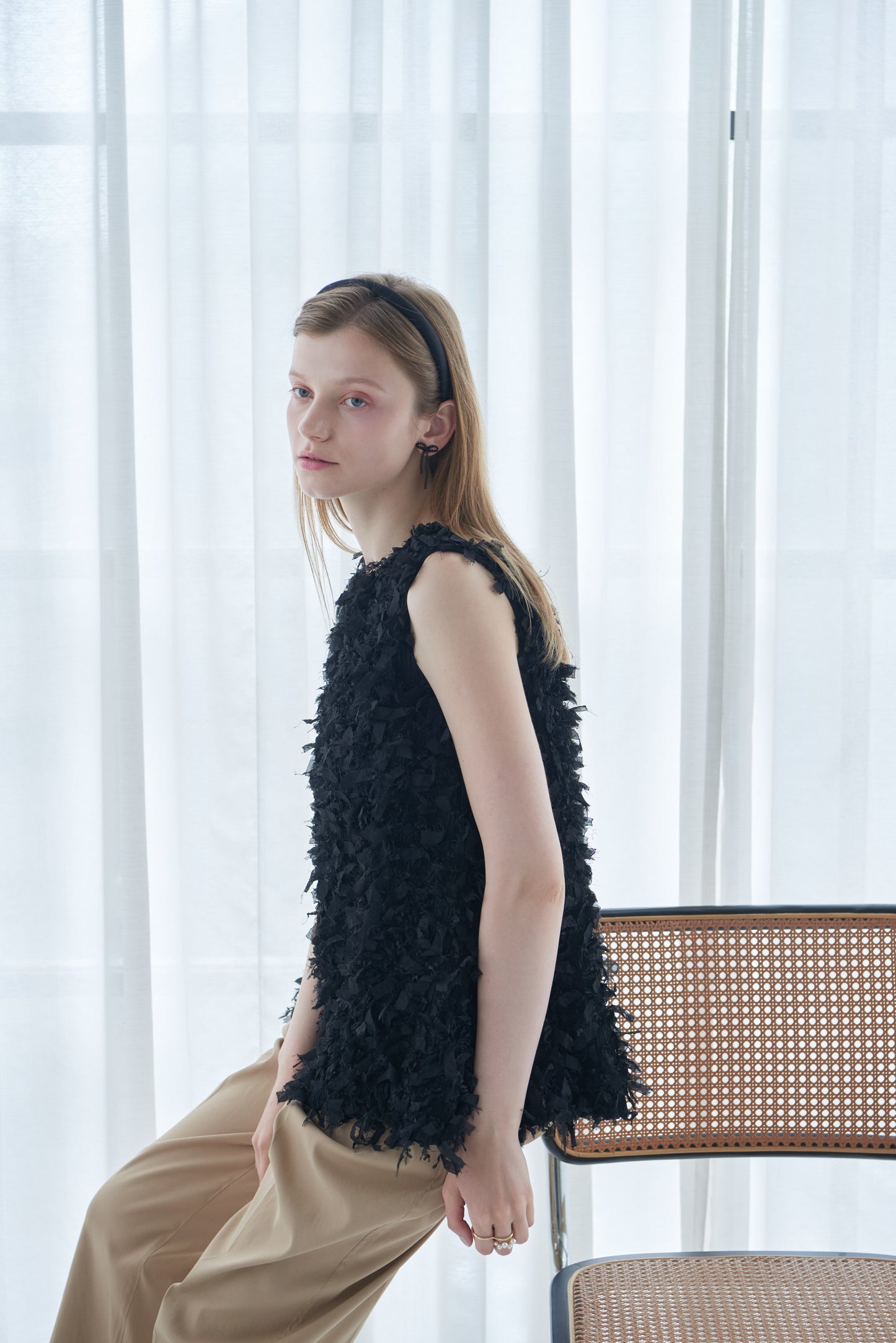 Fluffy Feather Top