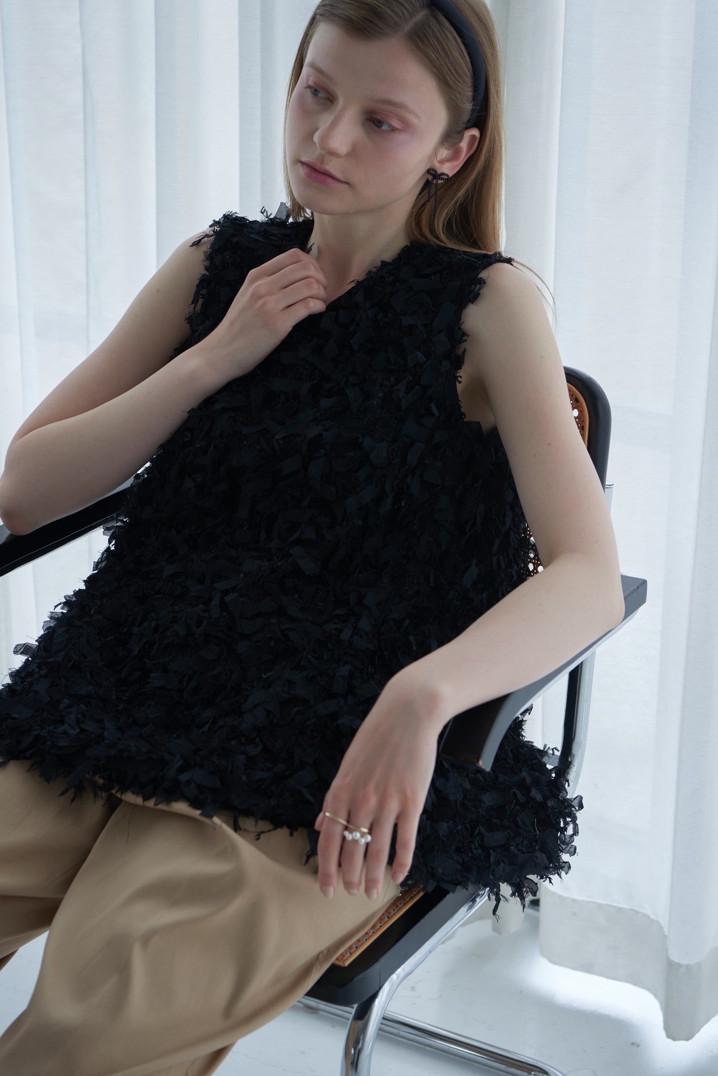 Fluffy Feather Top