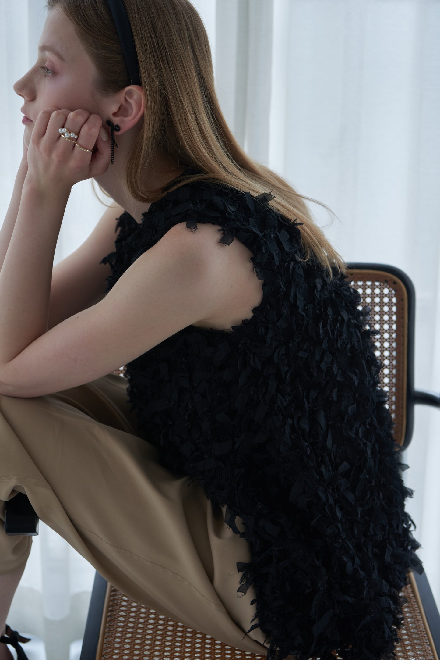 Fluffy Feather Top