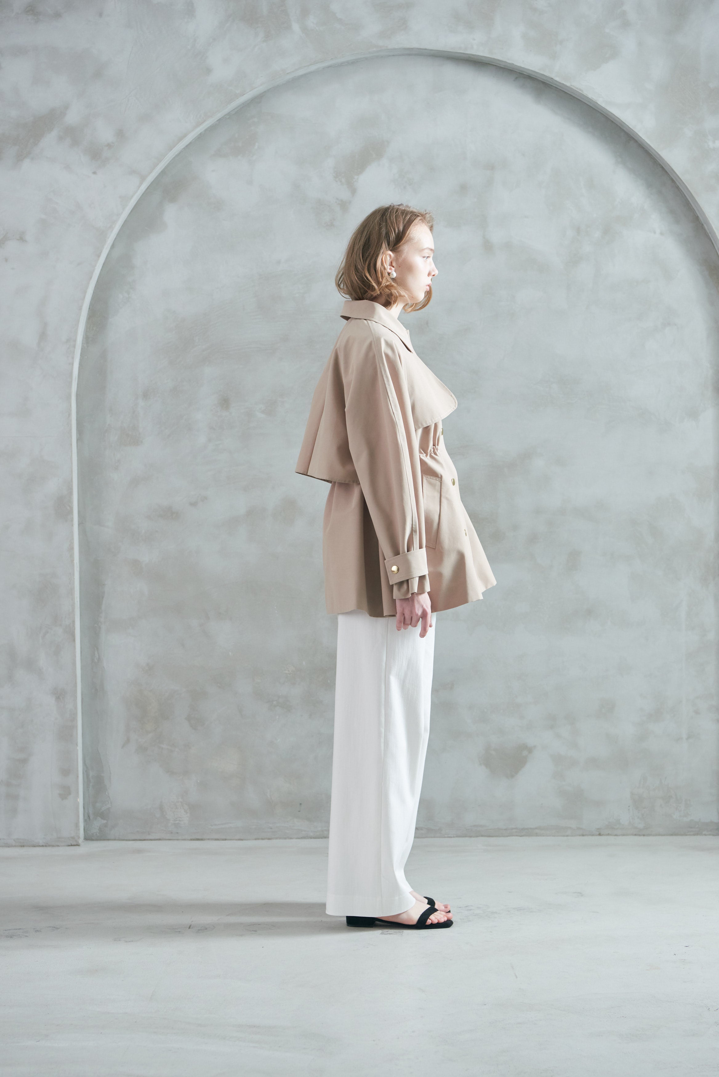 Tent Flare Trench Jacket – LIten.online