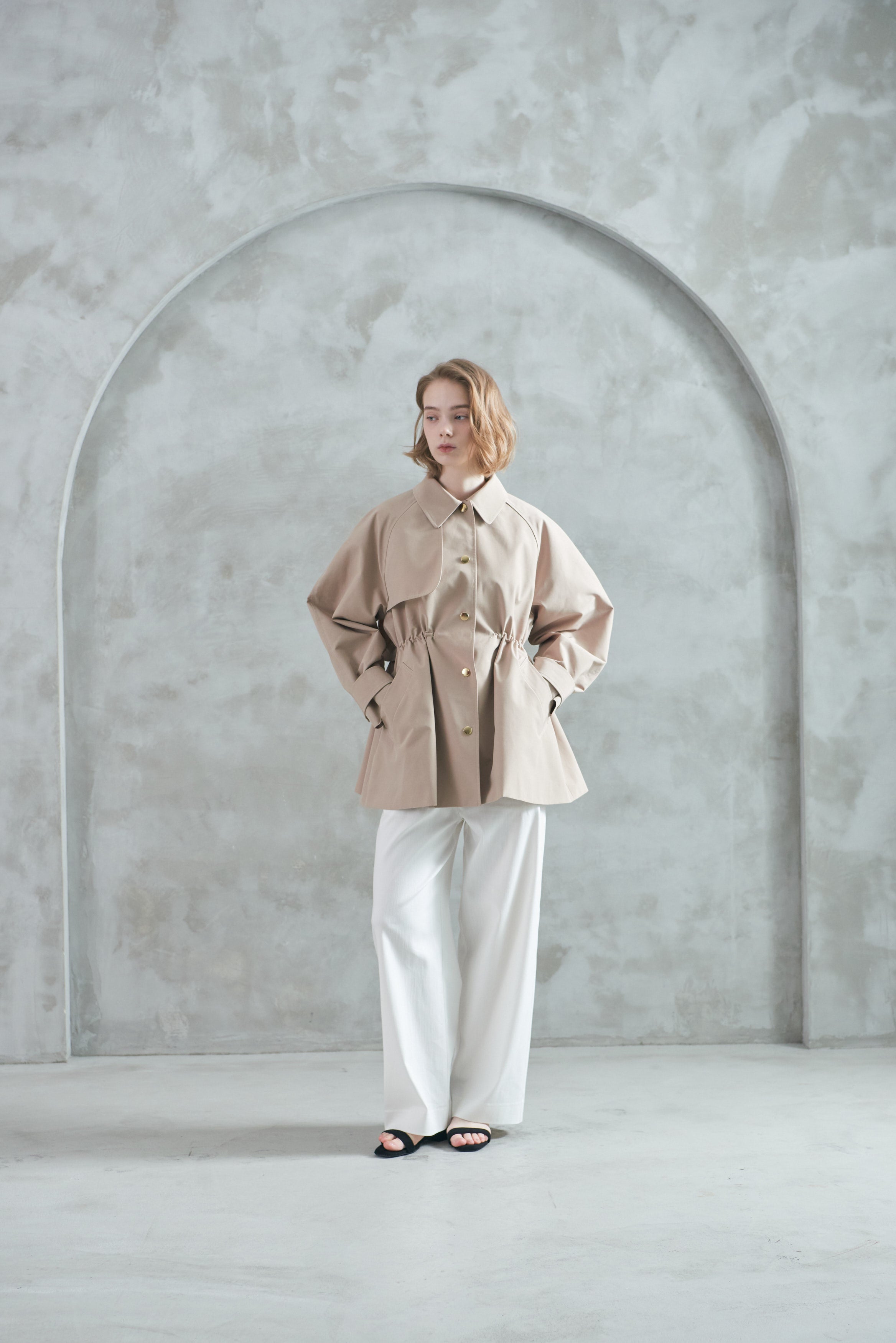 Tent Flare Trench Jacket – LIten.online