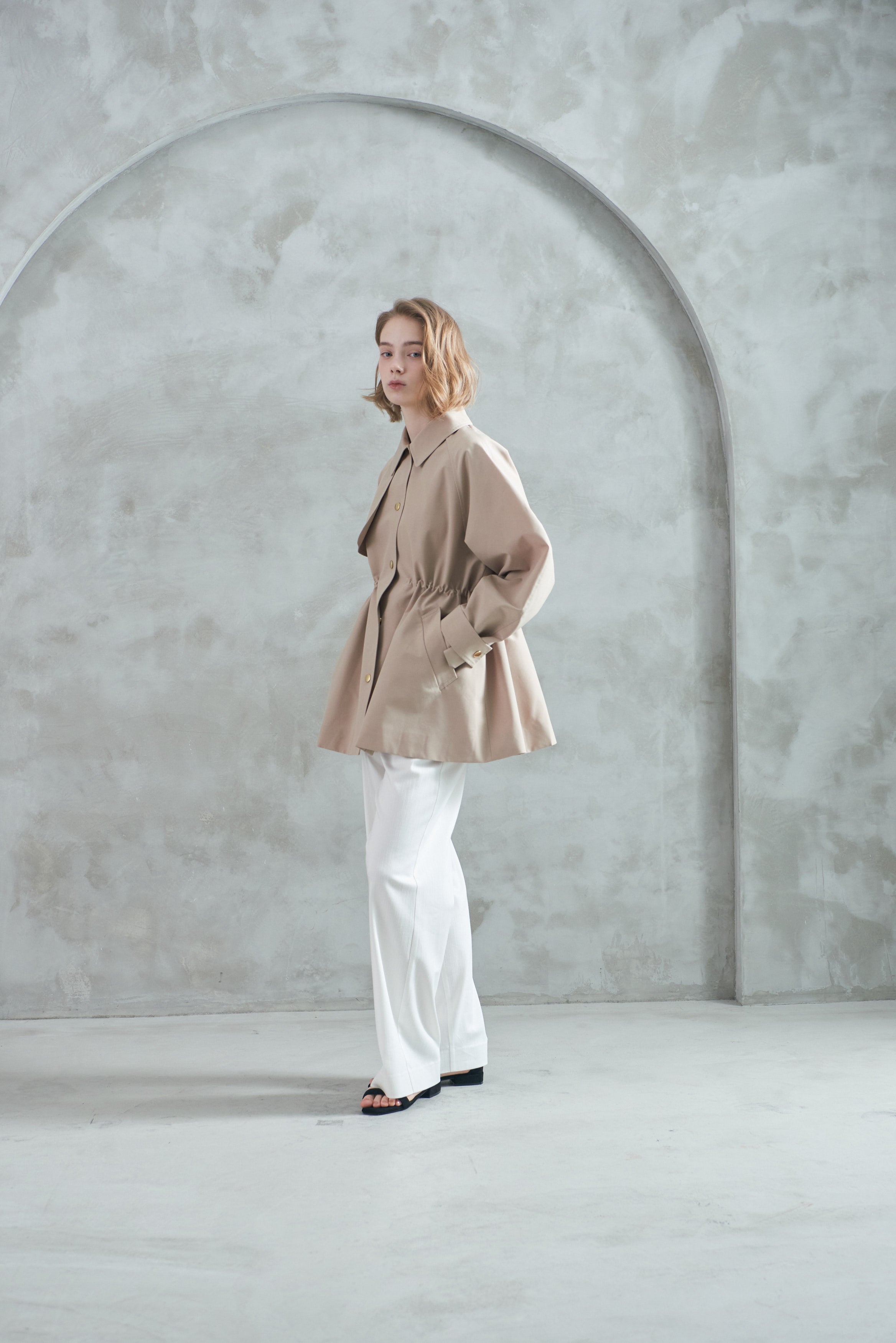 Tent Flare Trench Jacket – LIten.online