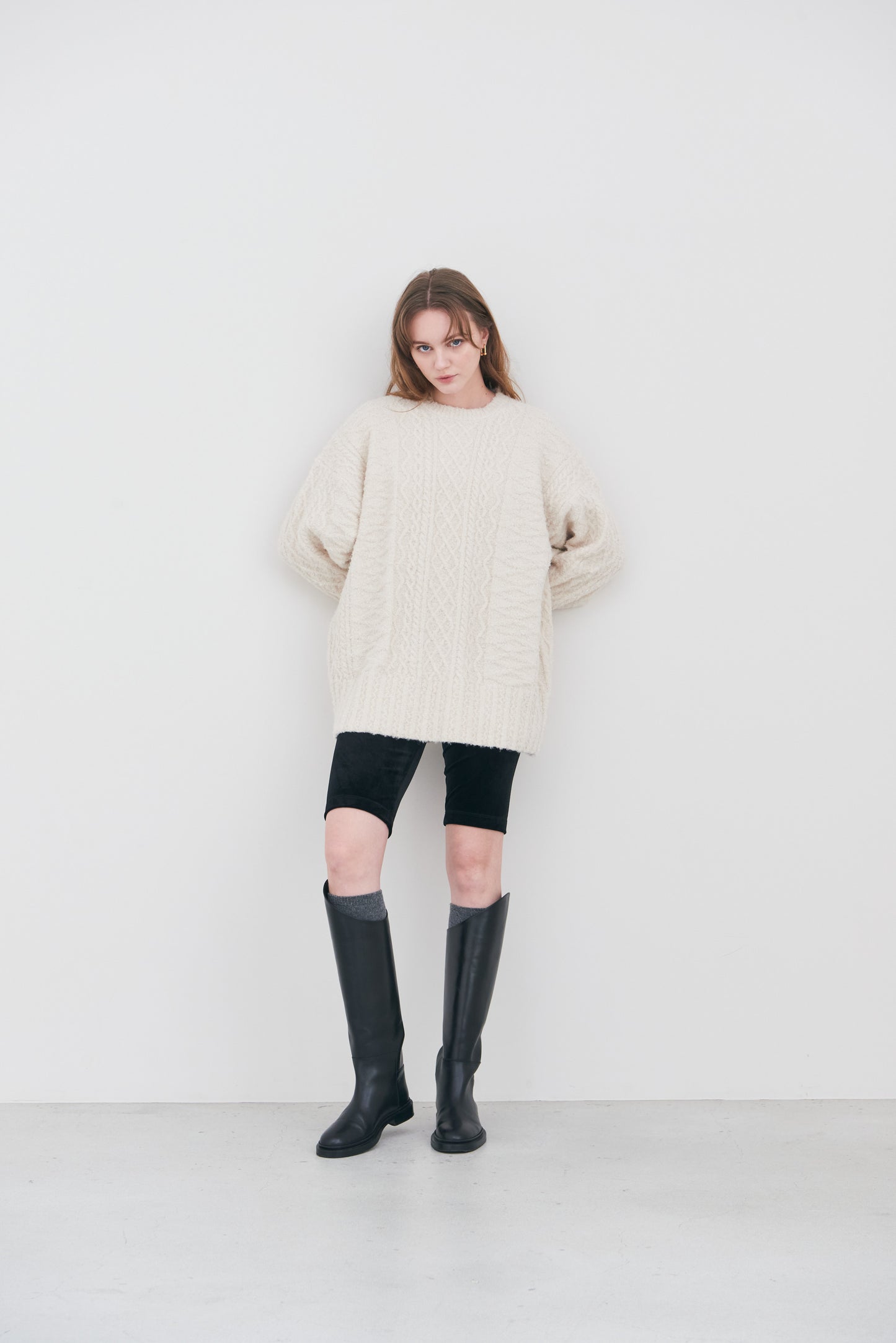 Fluffy Cable Knit