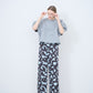 Pre Order // Velour ink wave pants