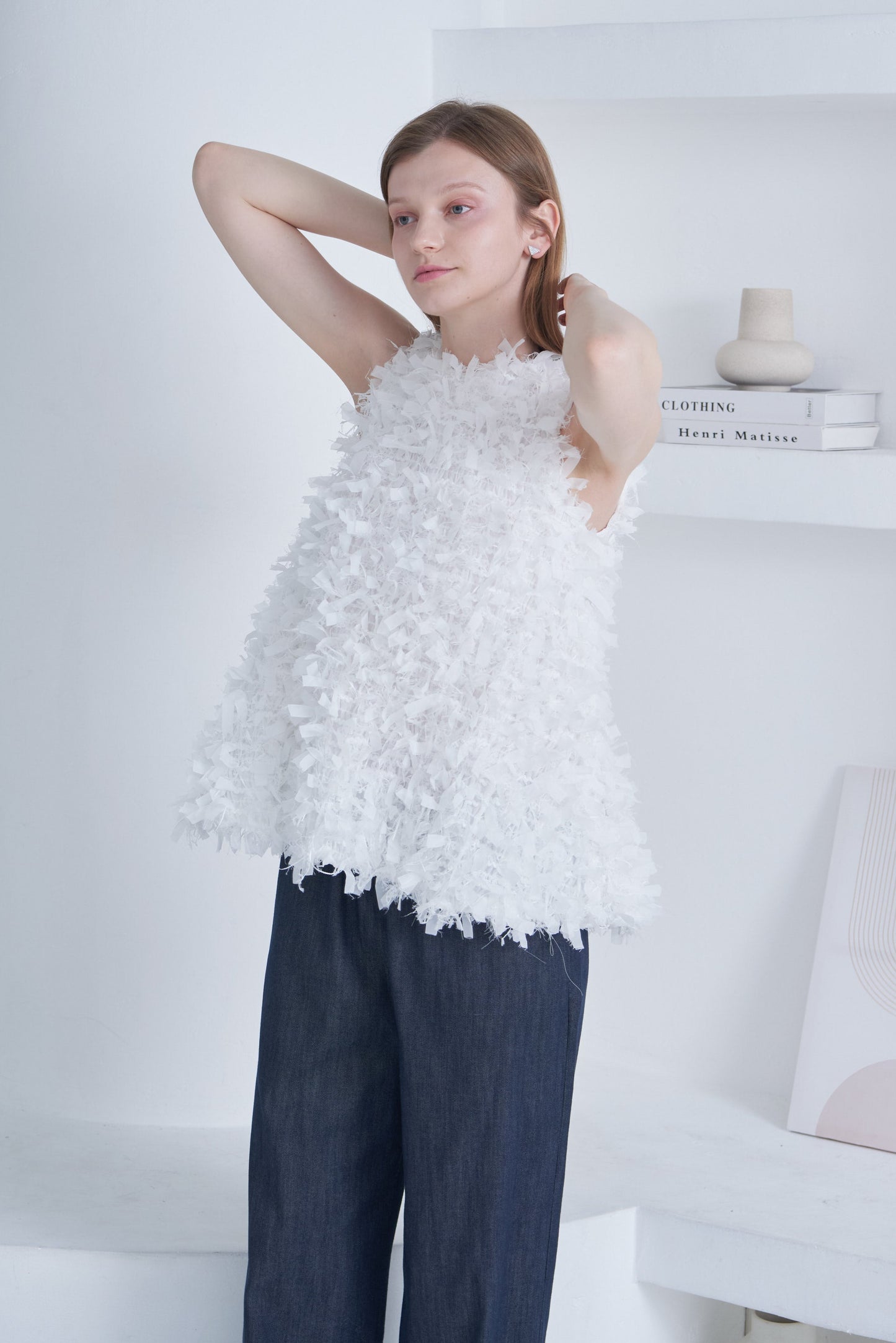 Fluffy Feather Top