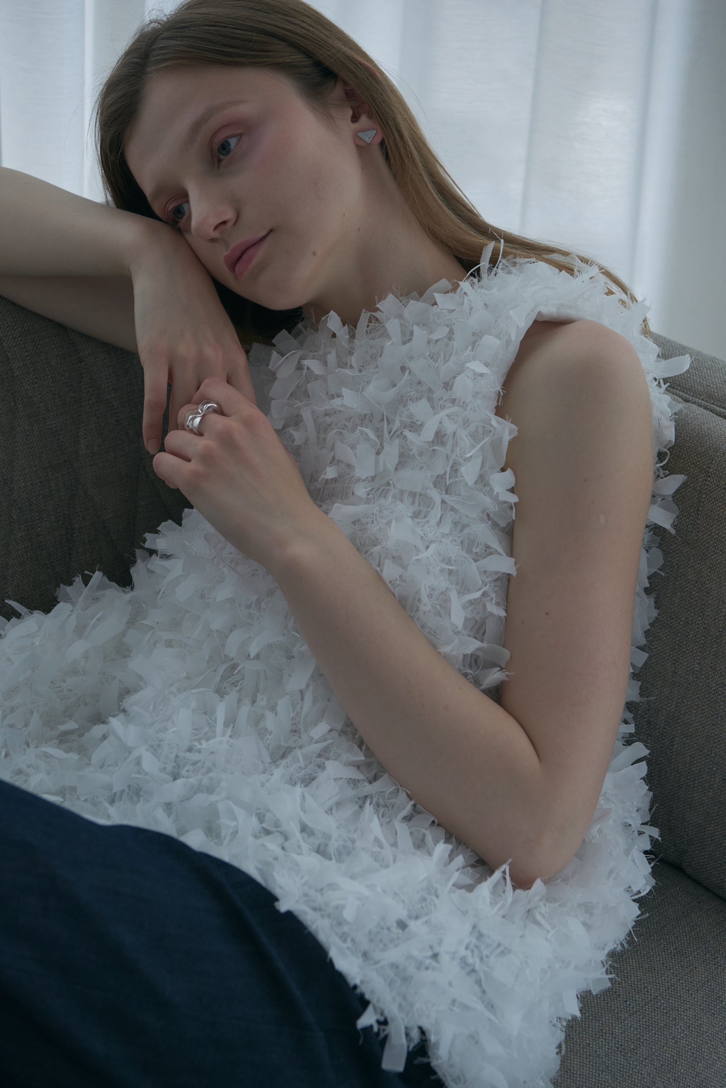 Fluffy Feather Top