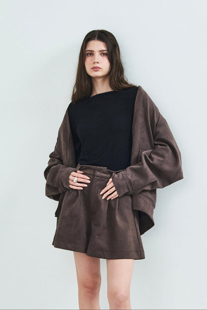 Suede Zip Jacket