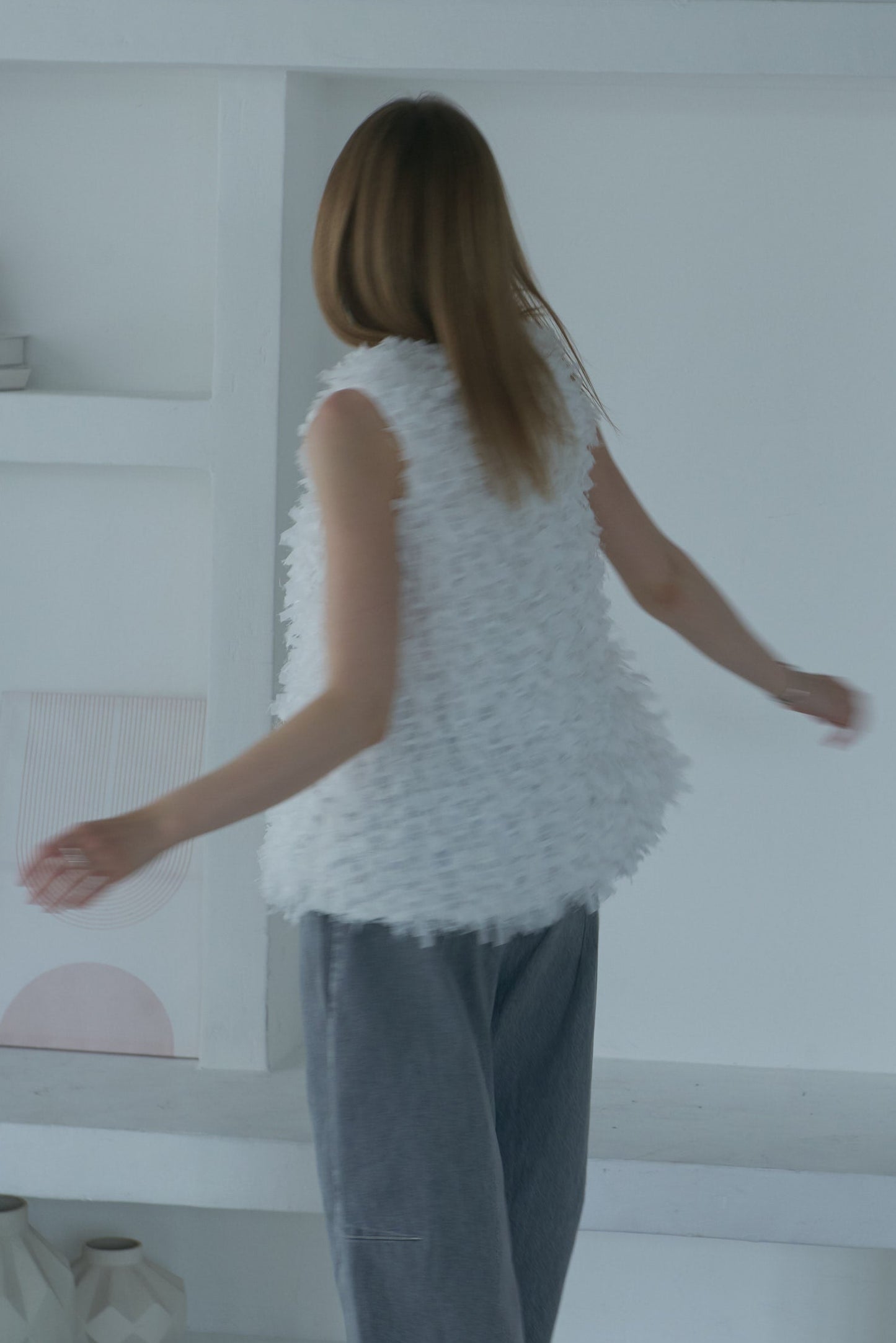 Fluffy Feather Top