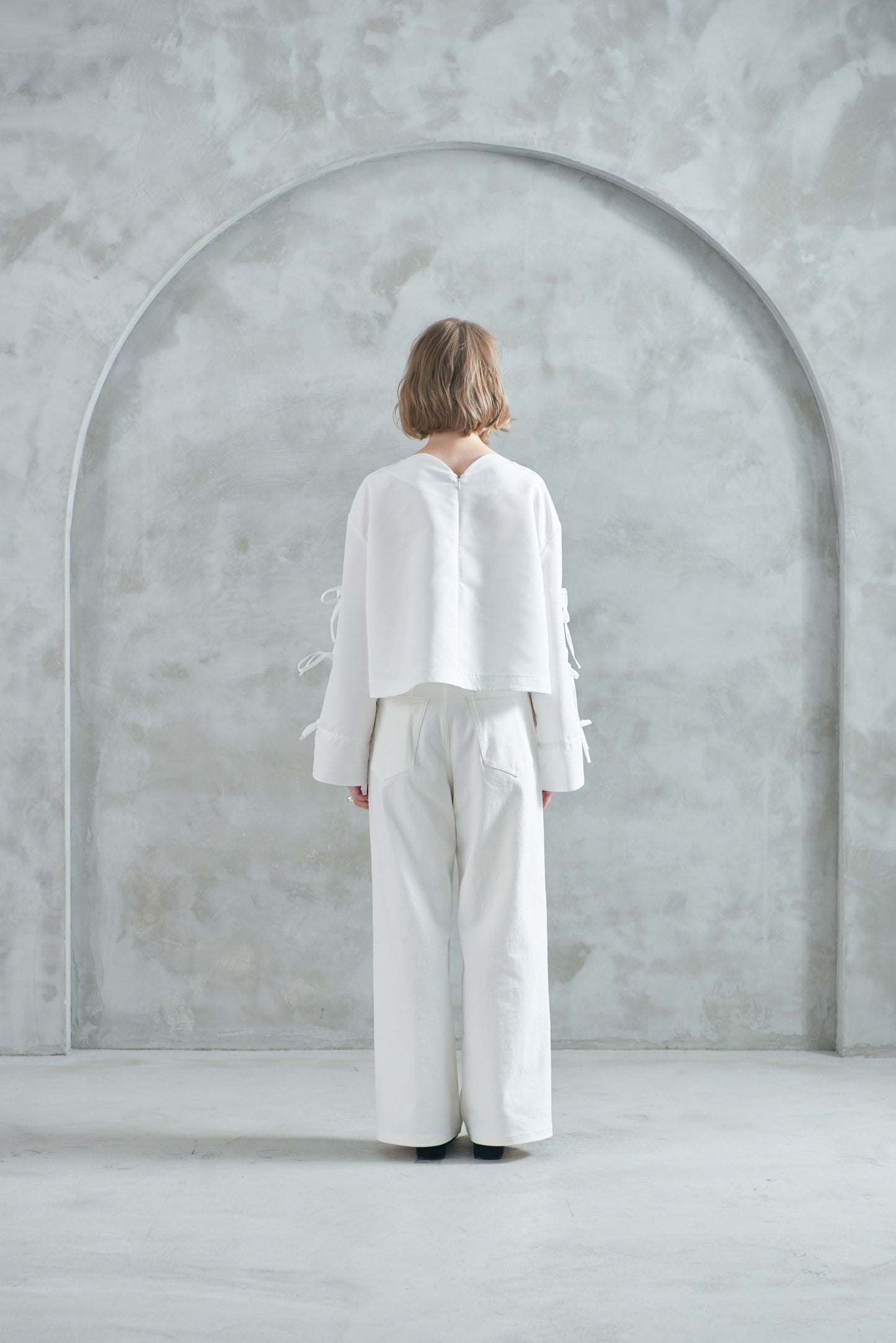 Pre Order/Tie Sleeve Blouse