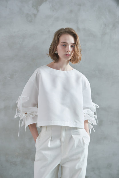 Pre Order/Tie Sleeve Blouse