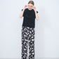Pre Order // Velour ink wave pants