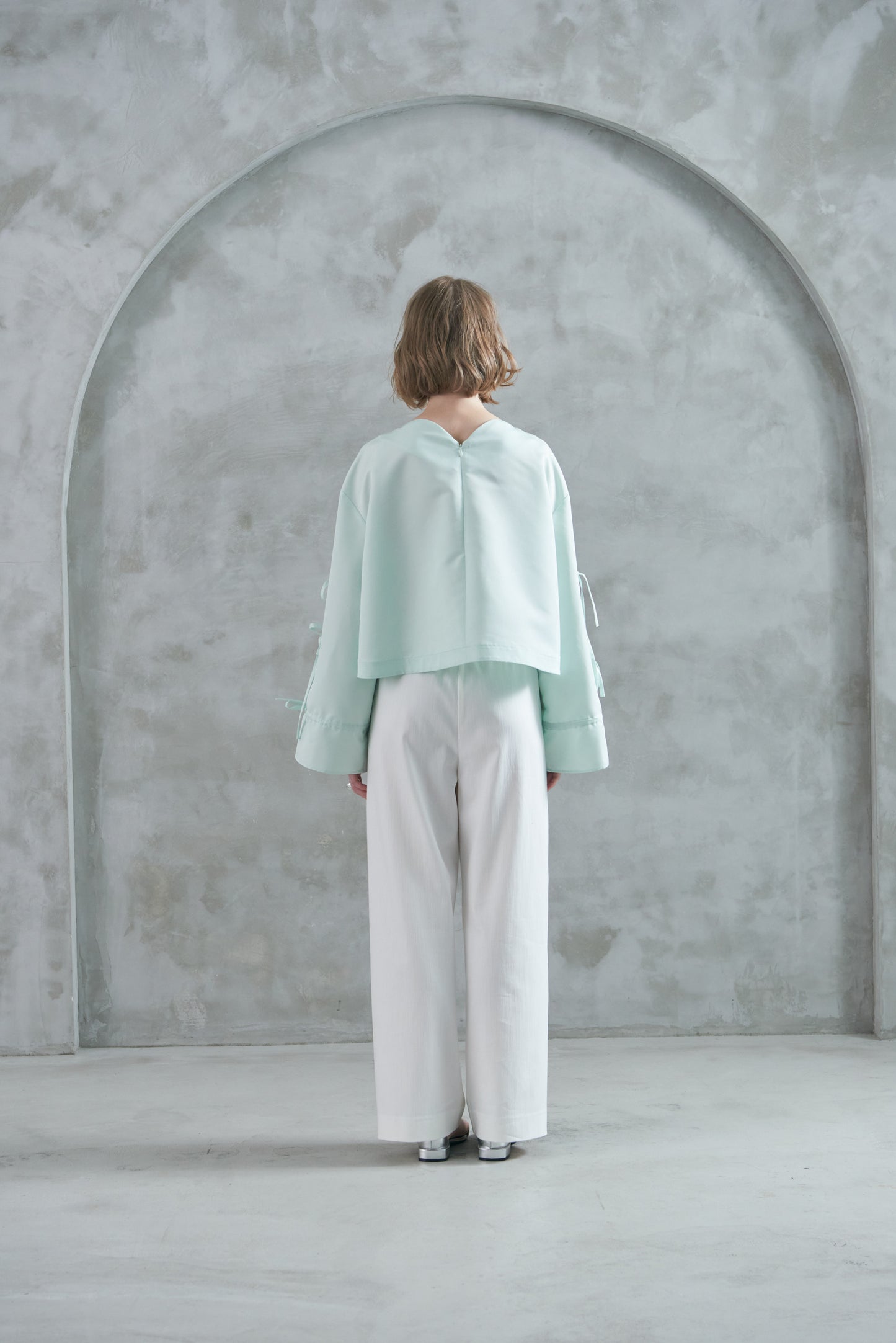 Pre Order/Light Denim Easy Pants