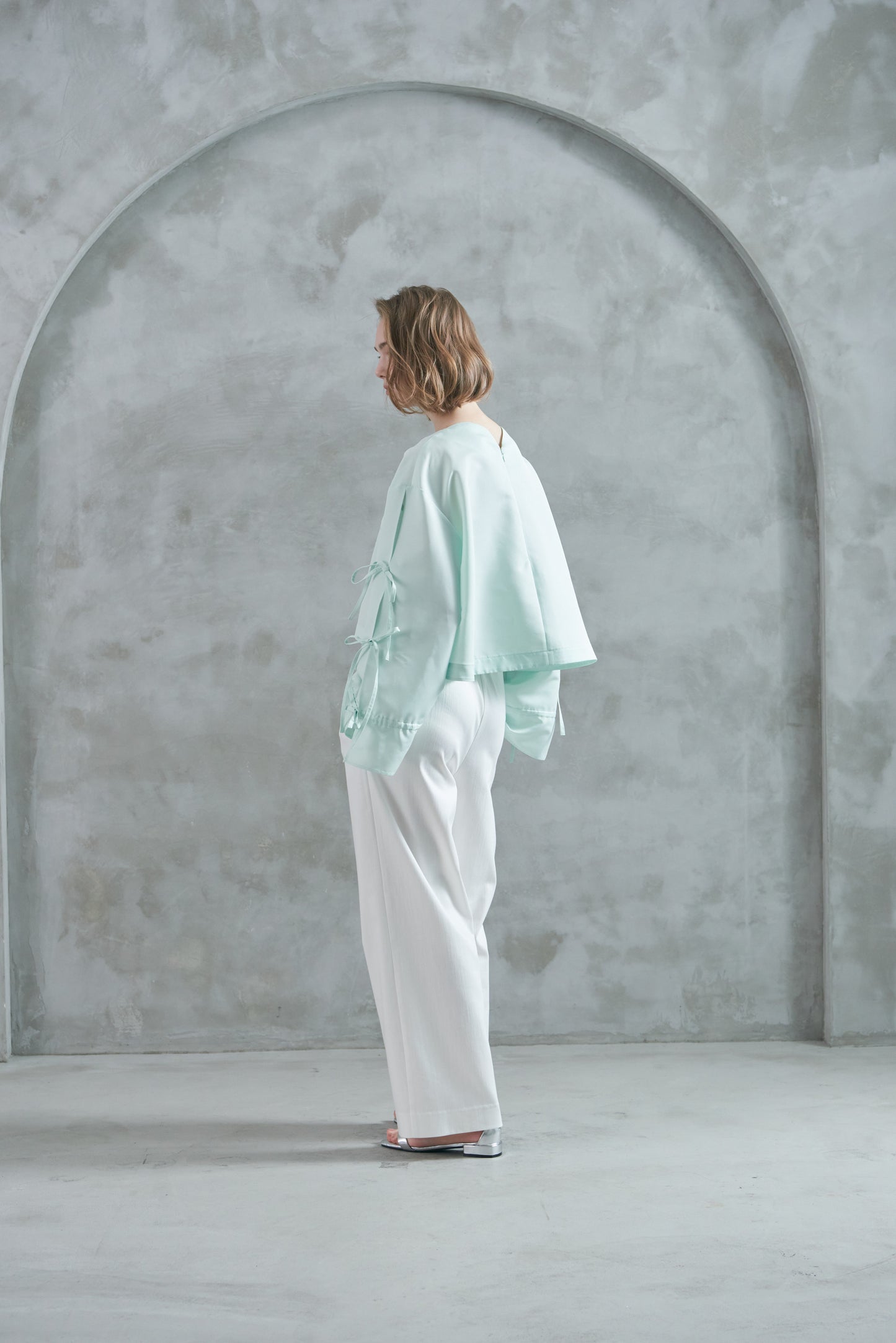 Pre Order/Tie Sleeve Blouse