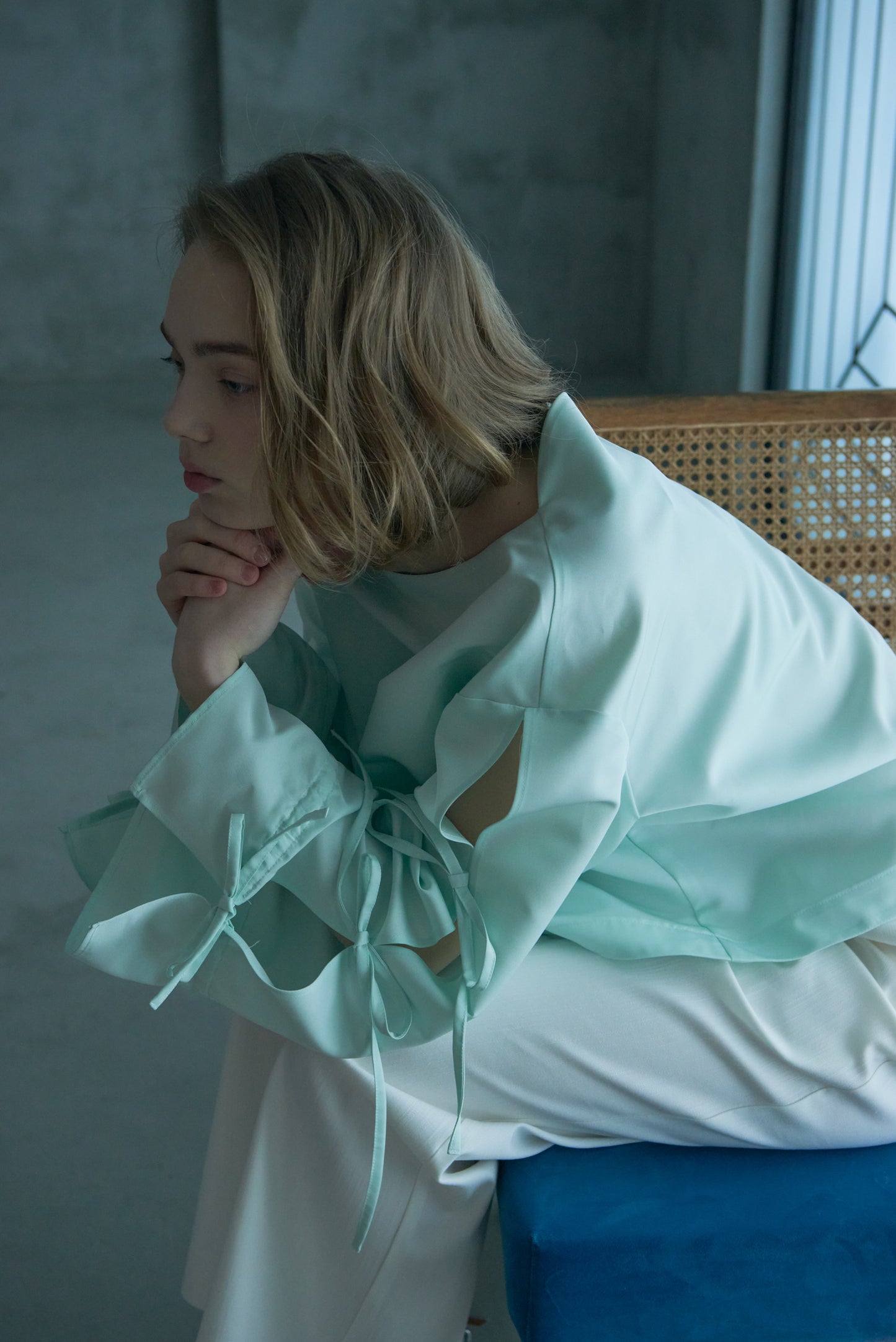 Pre Order/Tie Sleeve Blouse