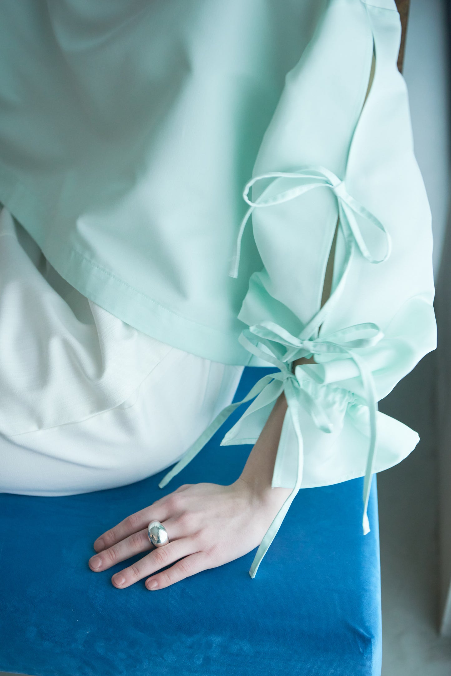 Pre Order/Tie Sleeve Blouse