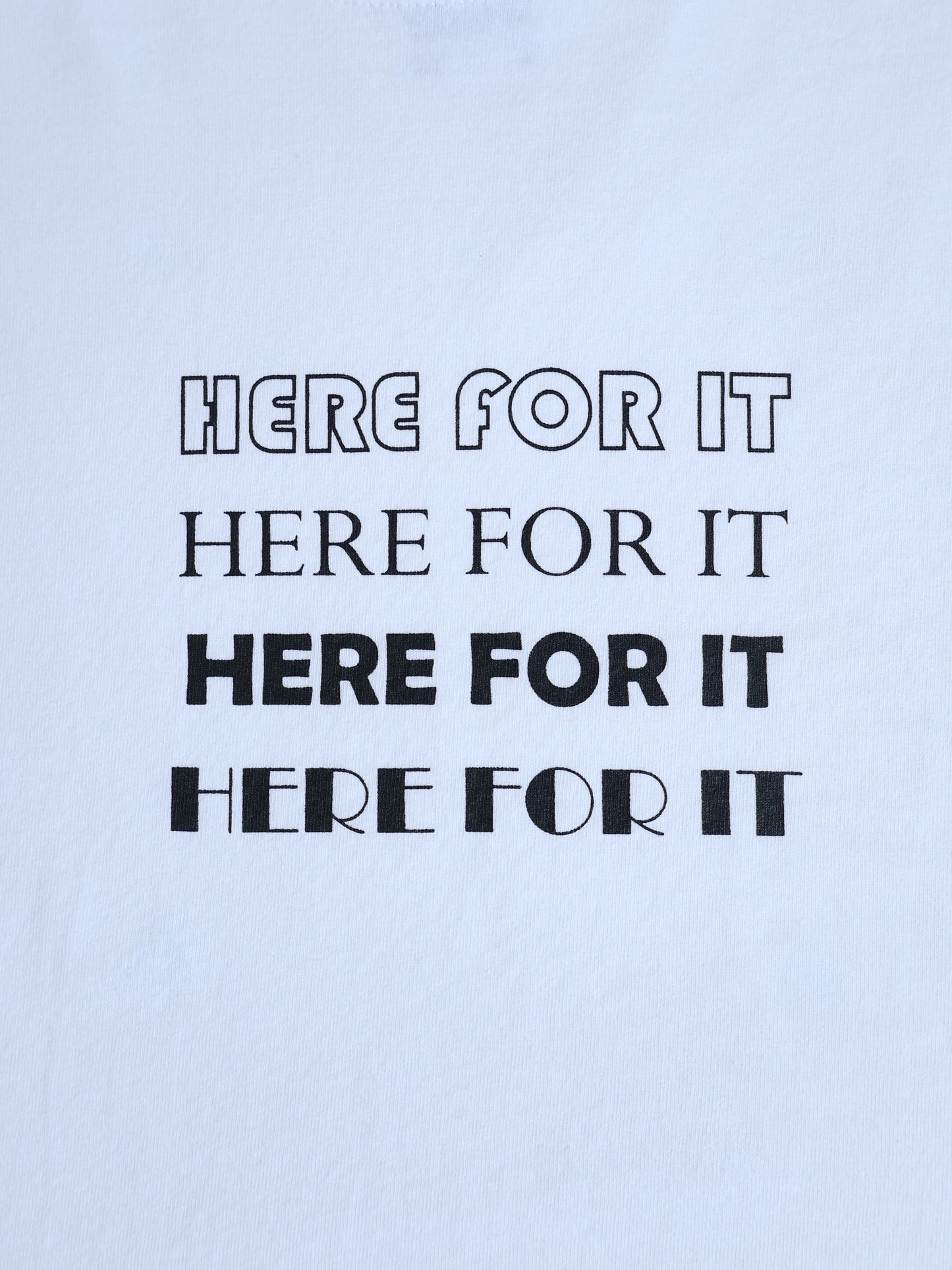 Boyfriend Tee (Here for it)