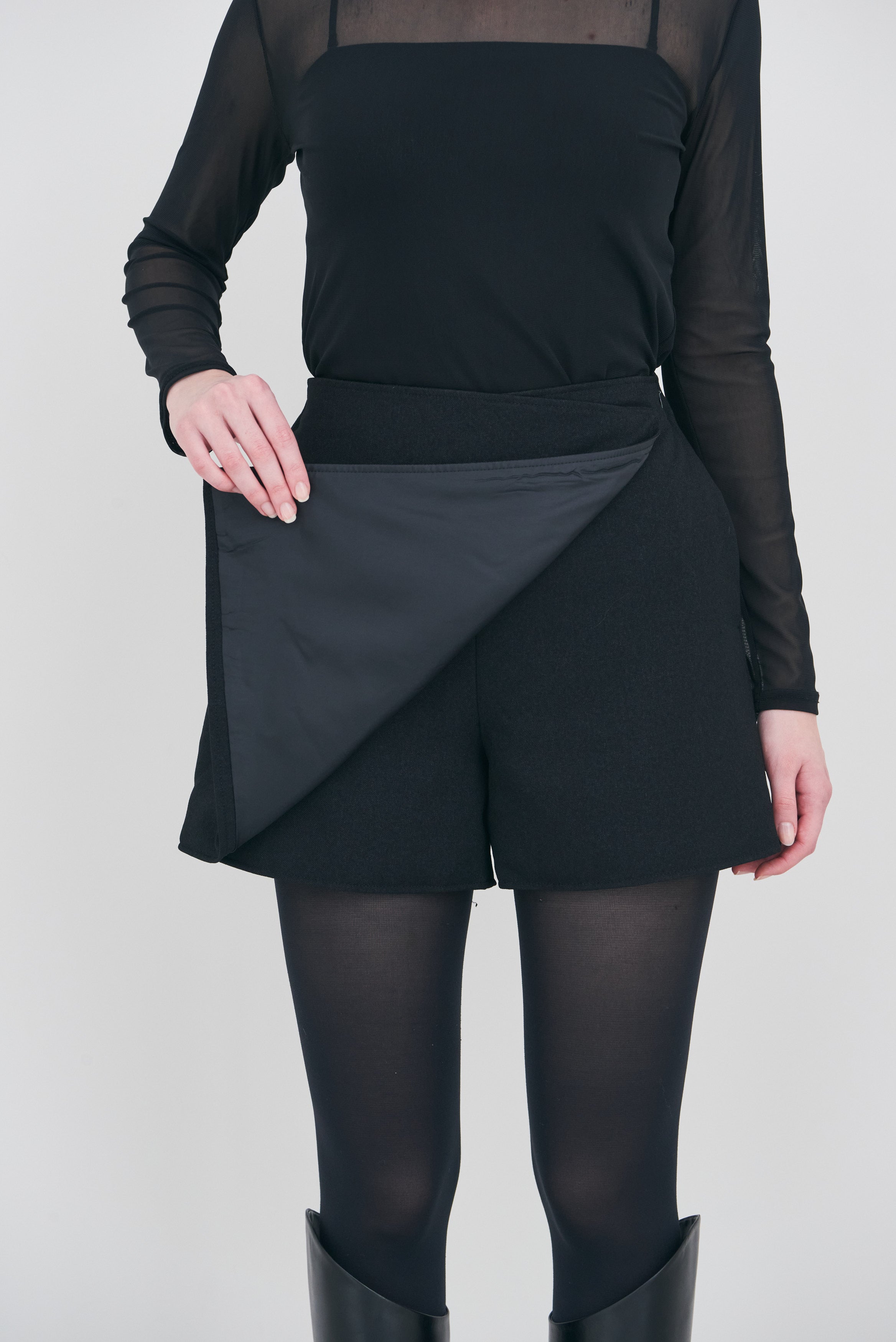 Litenリテン Softy Skort グレー サイズ1 Litenリテン Softy Skort グレー サイズ1